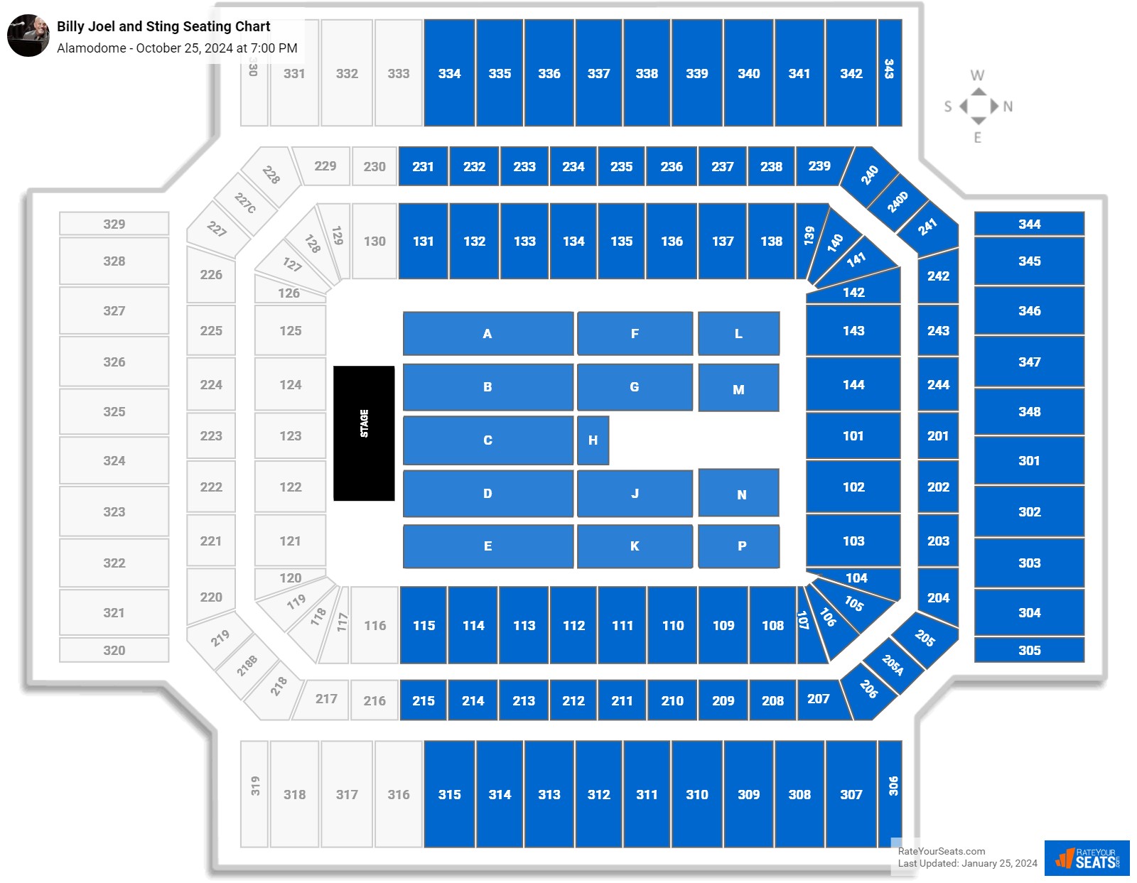 Alamodome Concert Seating Chart - RateYourSeats.com