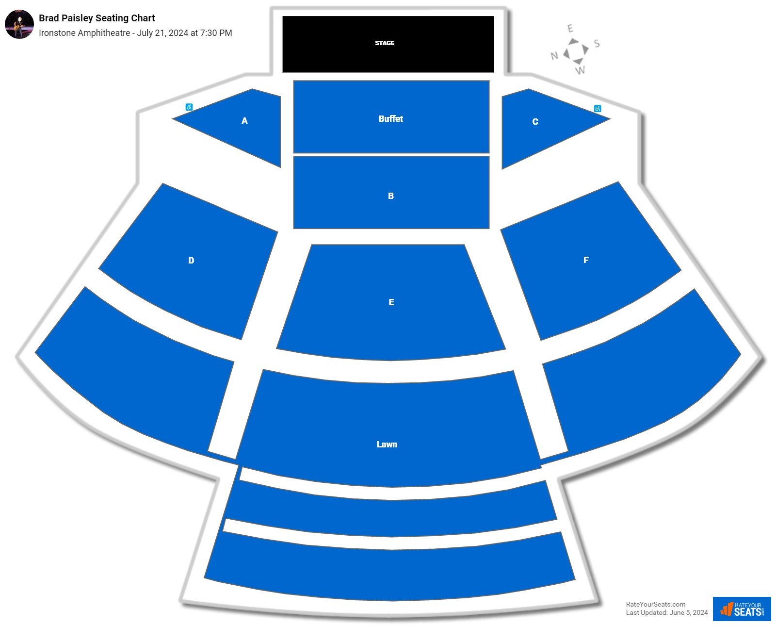 Ironstone Amphitheatre Seating Chart - RateYourSeats.com