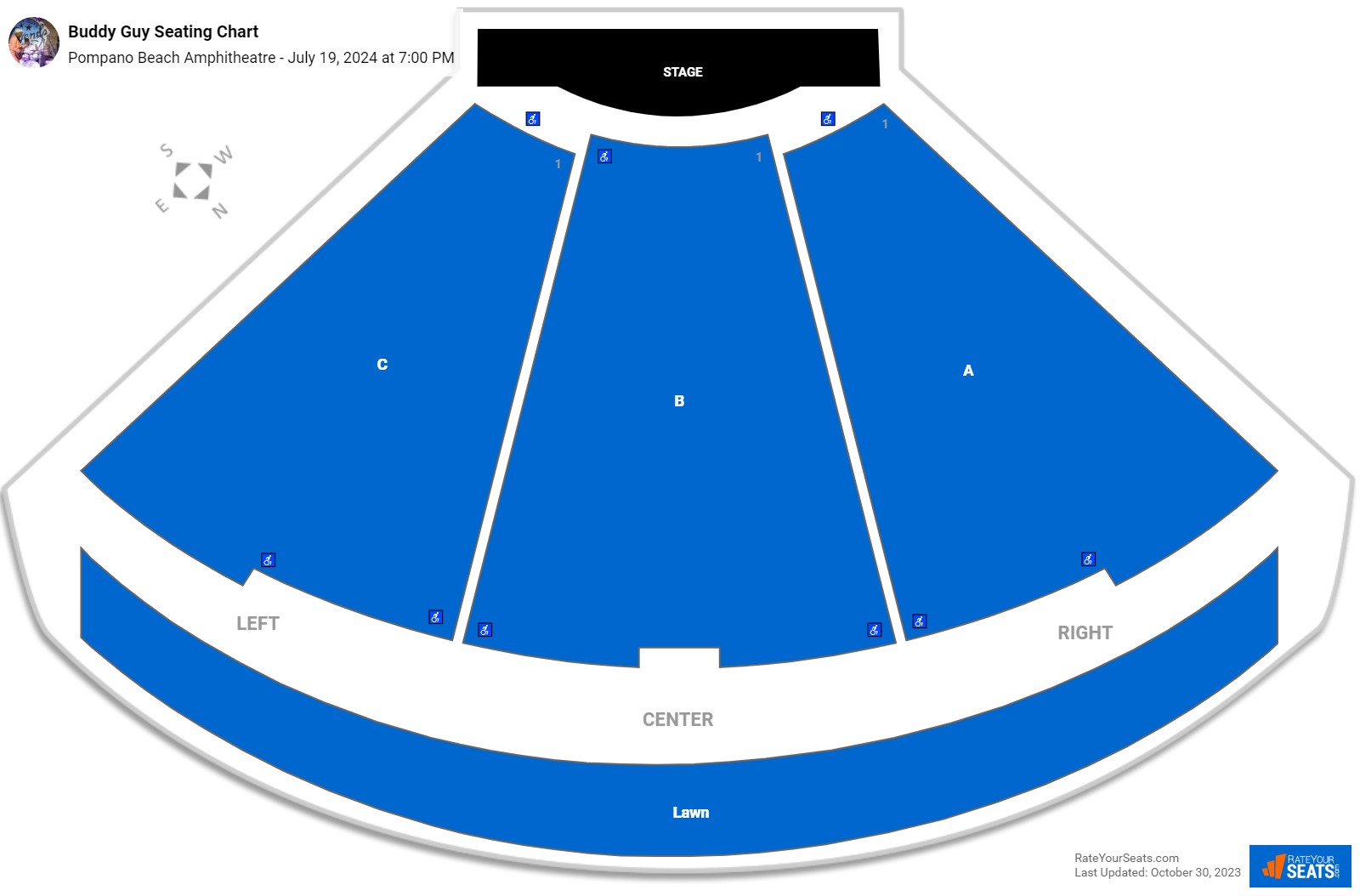 Pompano Beach Amphitheatre Seating Chart