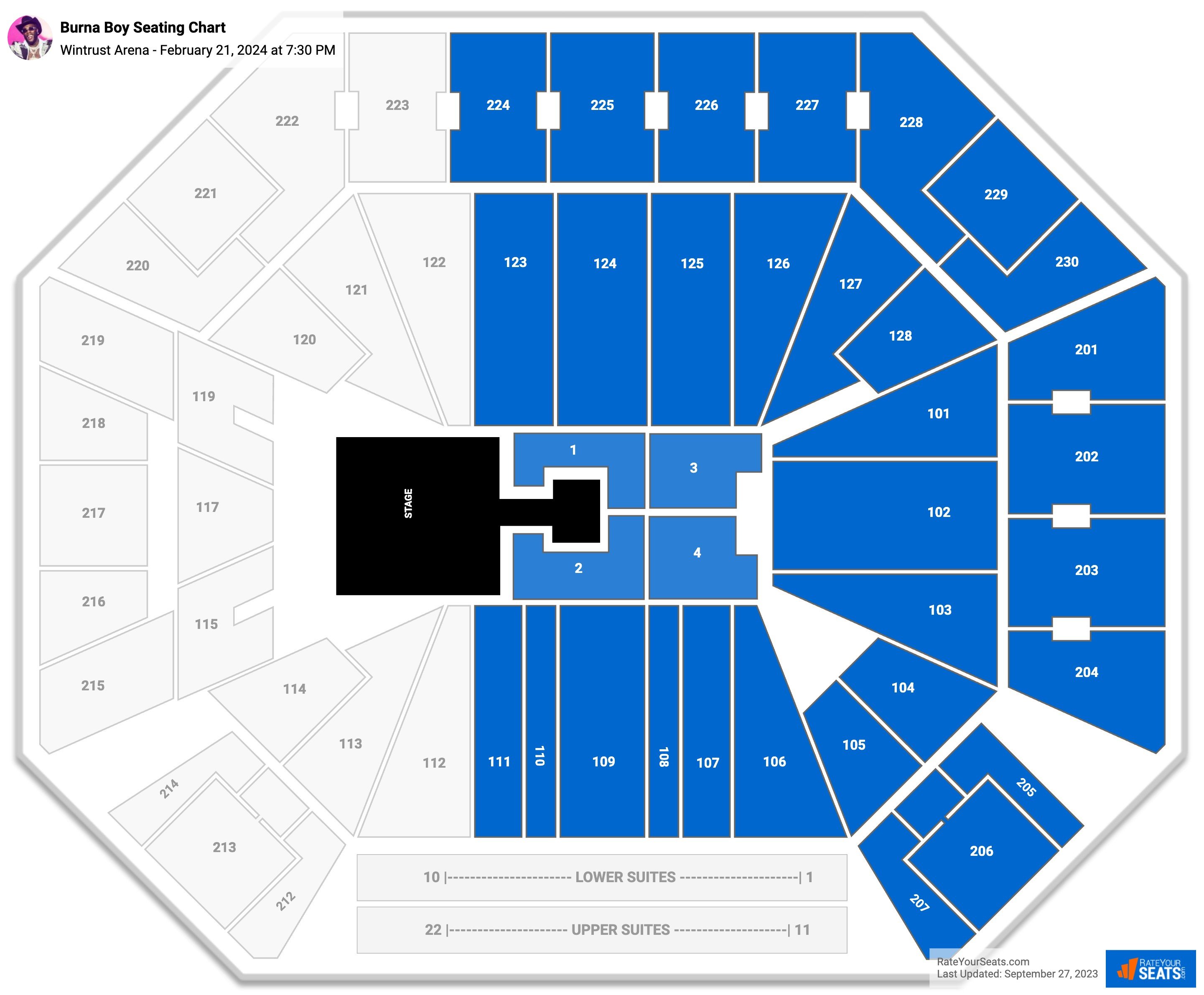 Wintrust Arena Concert Seating Chart