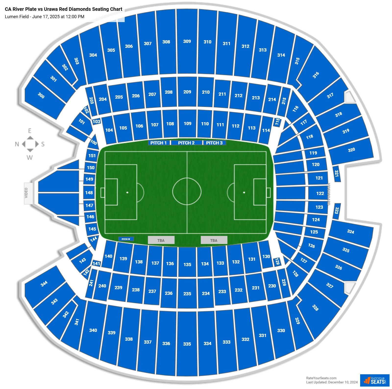 Lumen Field Concert Seating Chart