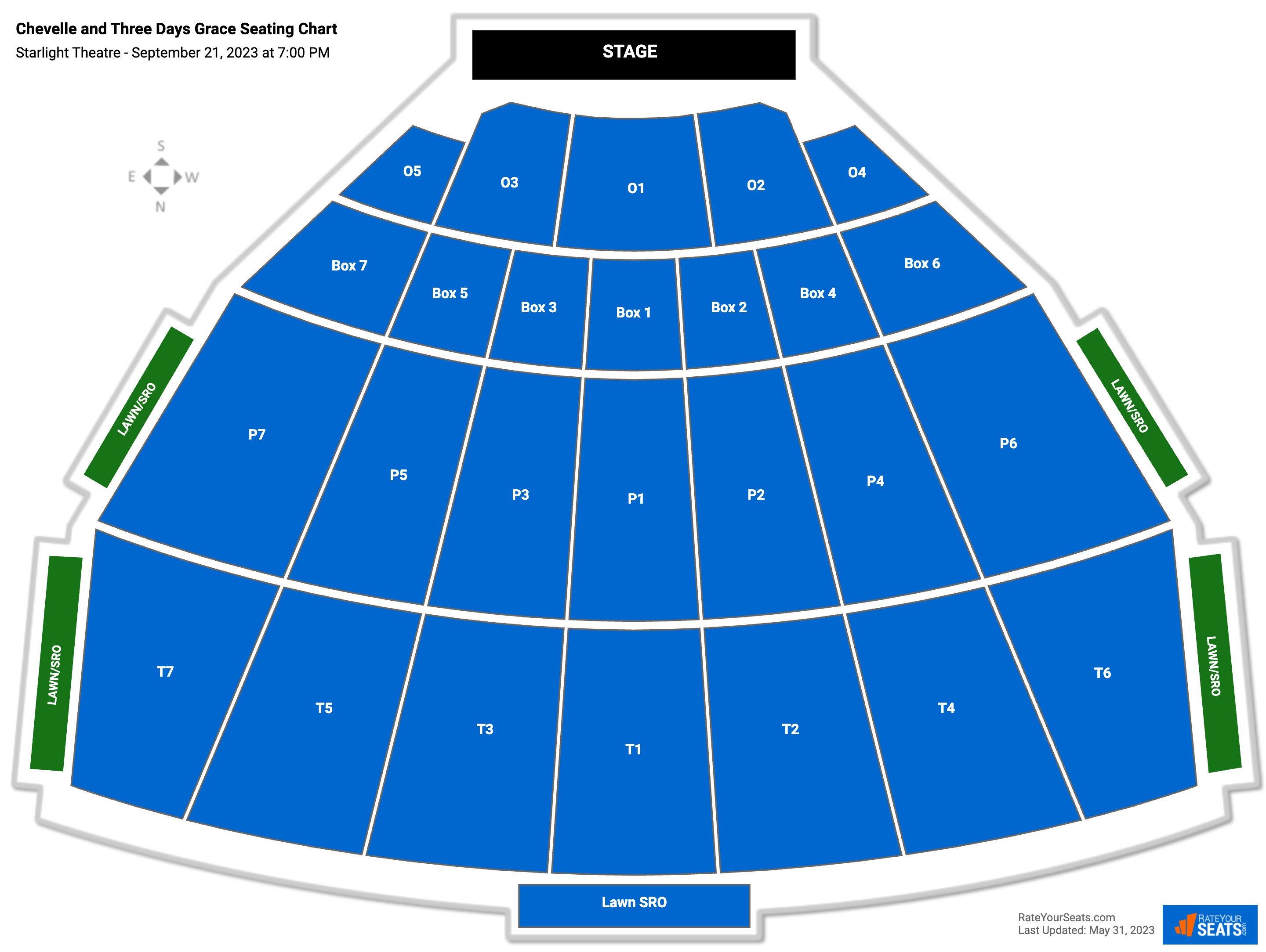 Starlight Theater Seating Chart Rockford Il Matttroy