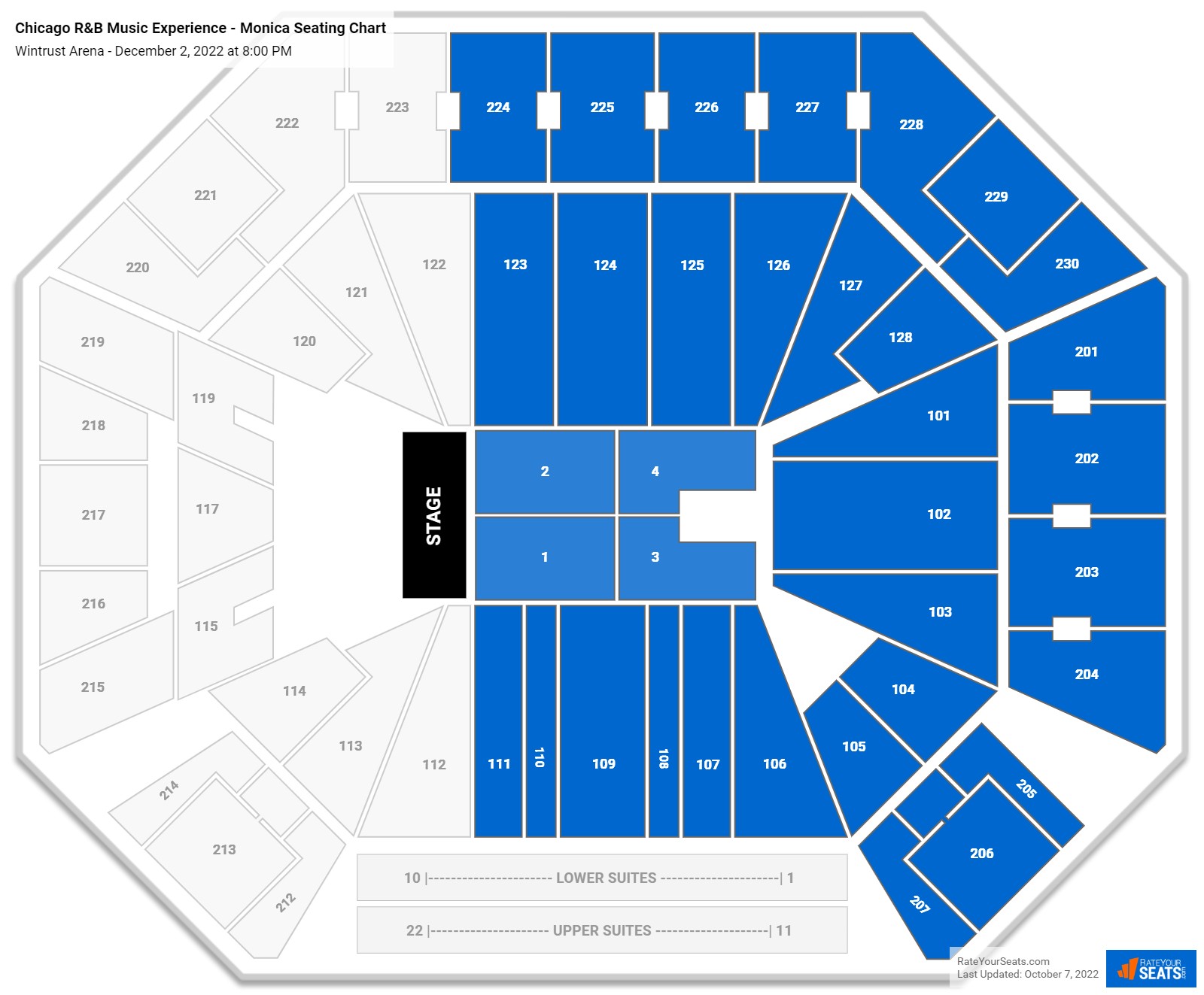 Wintrust Arena Concert Seating Chart