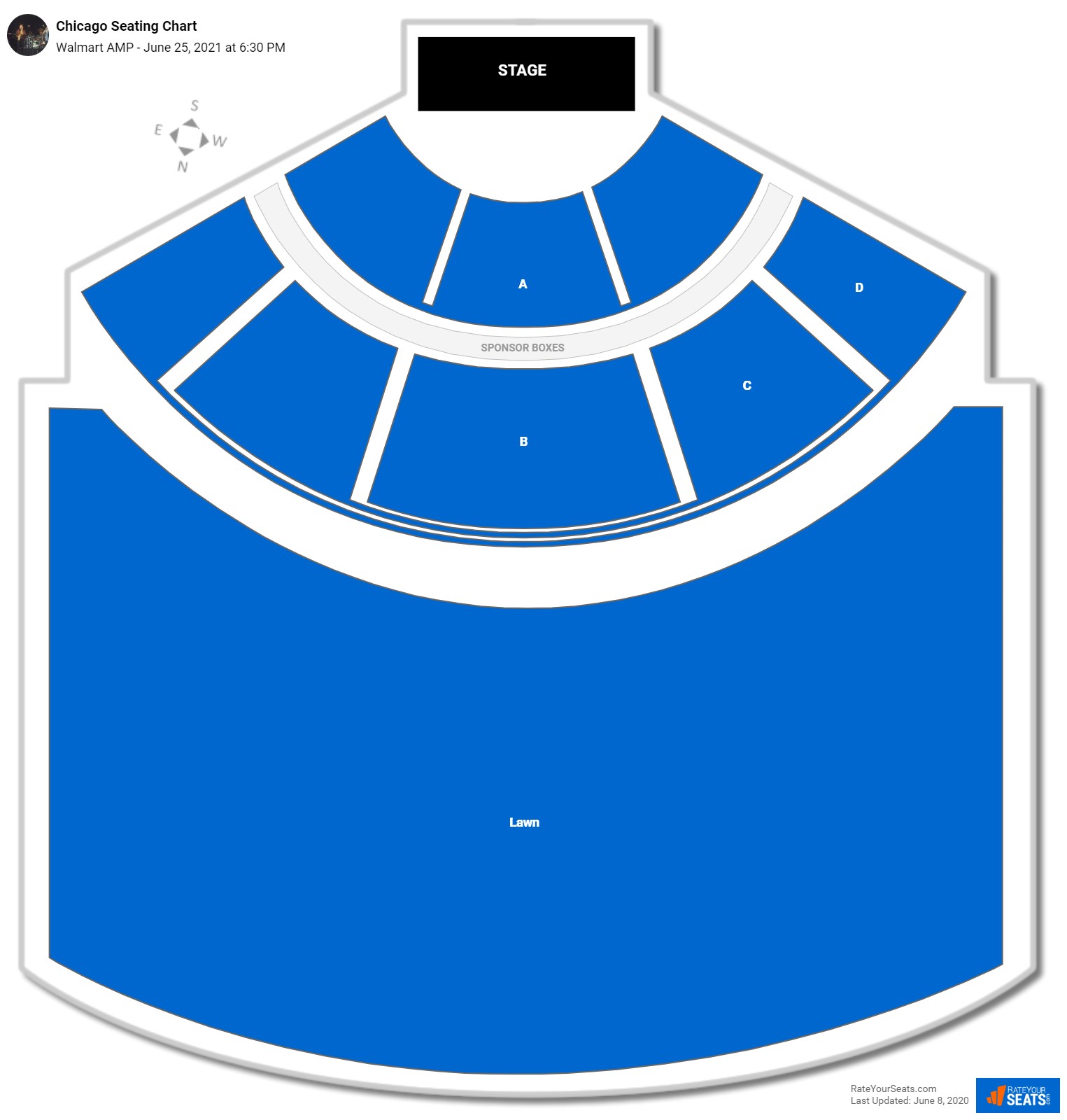 Walmart AMP Seating Chart