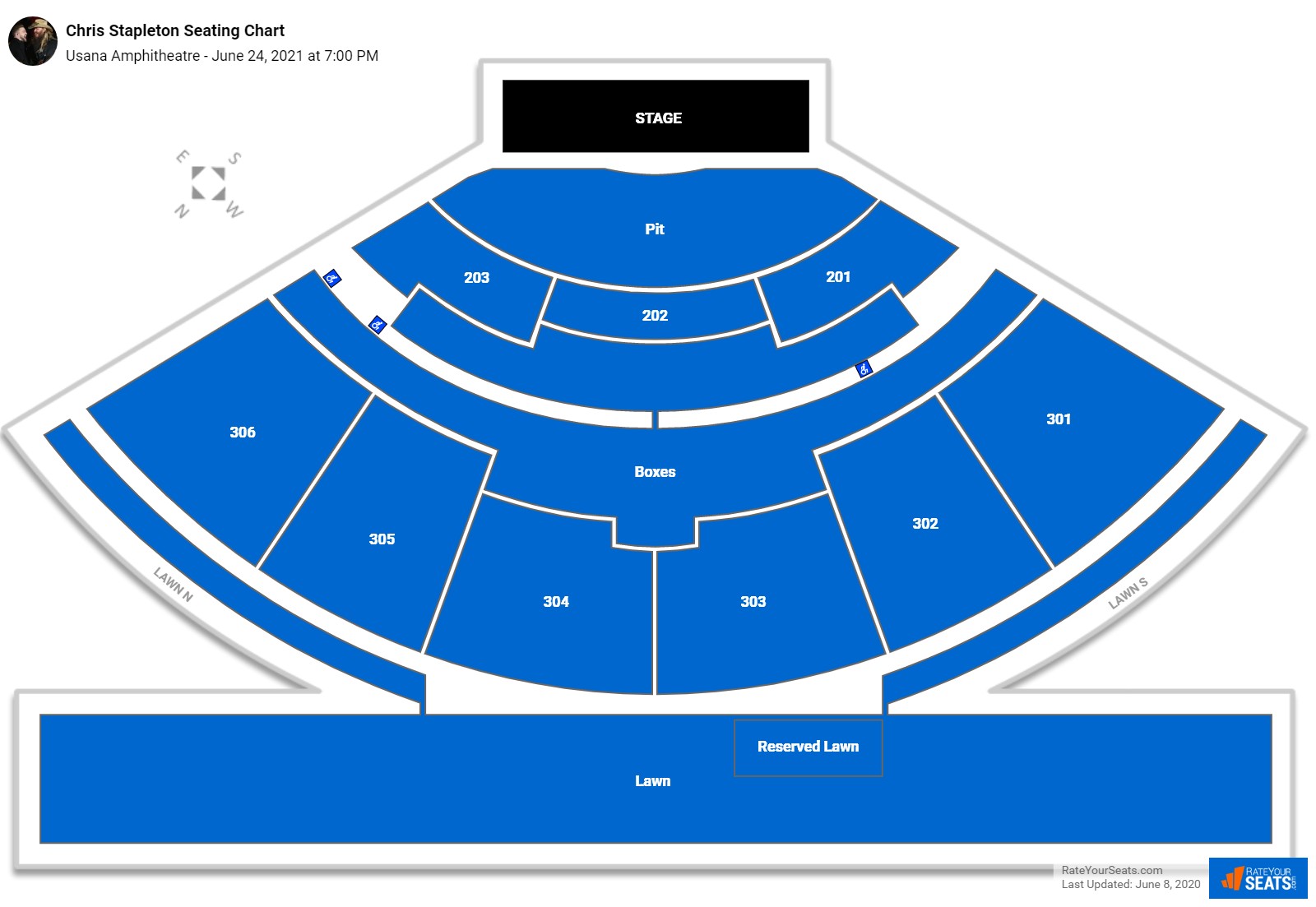 Usana Amphitheatre Seating Chart - RateYourSeats.com