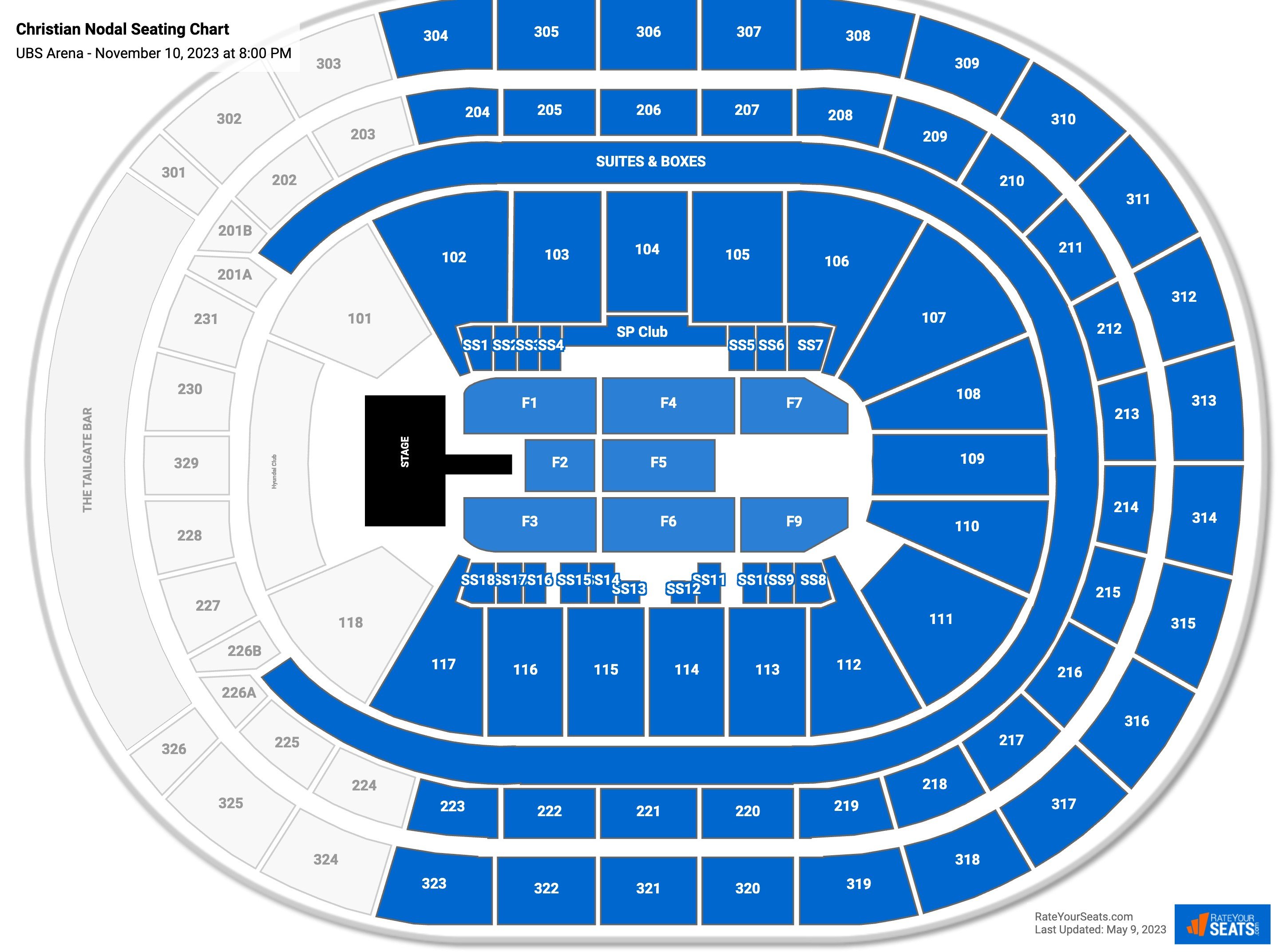 Ubs Arena Seating Chart