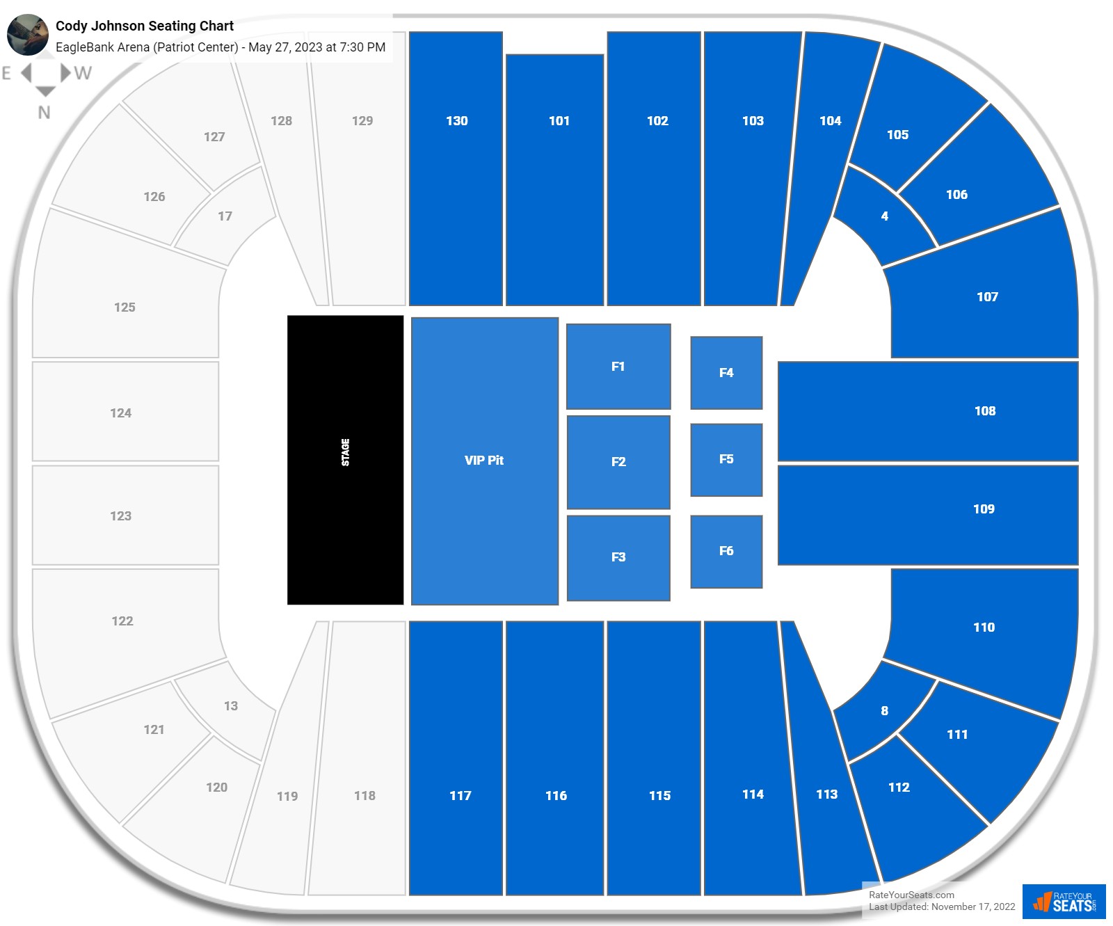 George Mason University Eagle Bank Arena Seating Chart – Two Birds Home