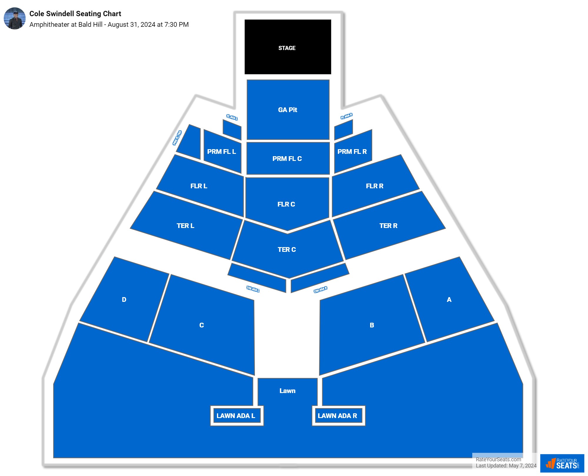 Amphitheater at Bald Hill Seating Chart