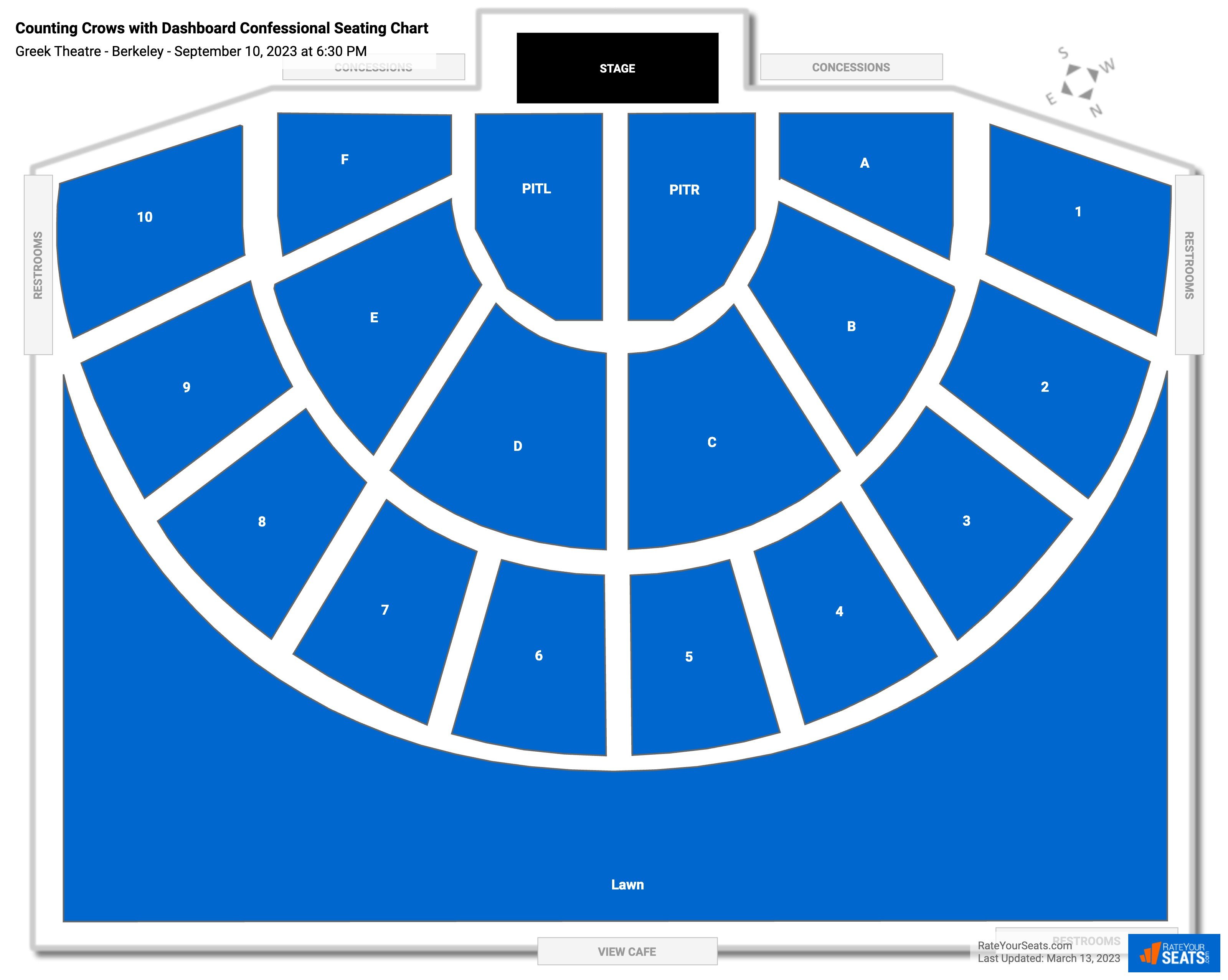 Xfinity Arena Seating Chart Big E Elcho Table