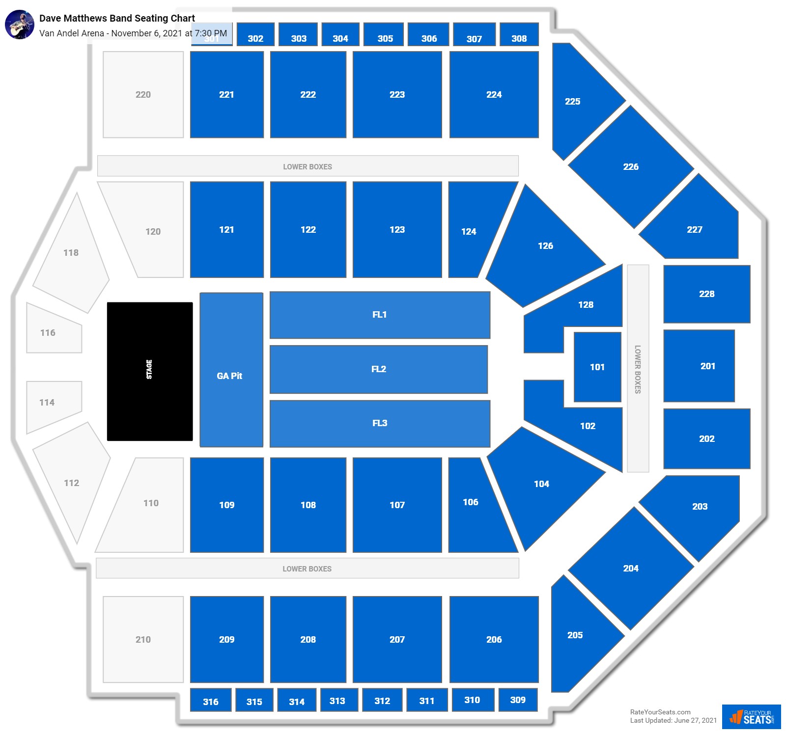 Van Andel Arena Seating Chart