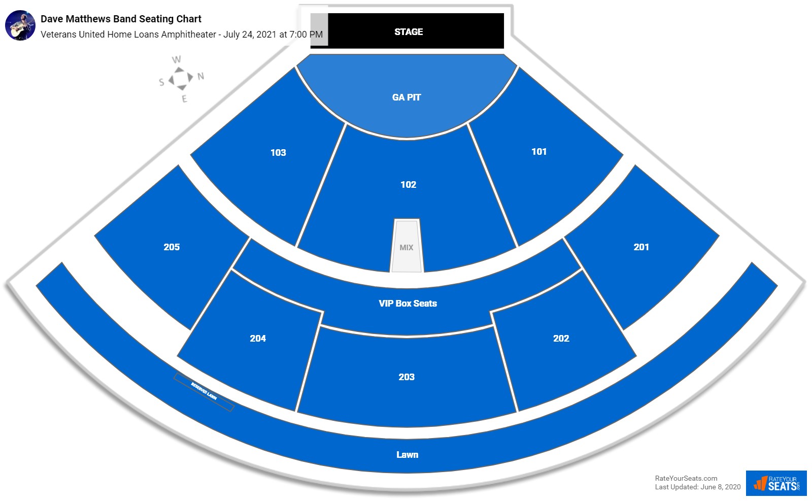 Veterans United Home Loans Amphitheater Seating Chart