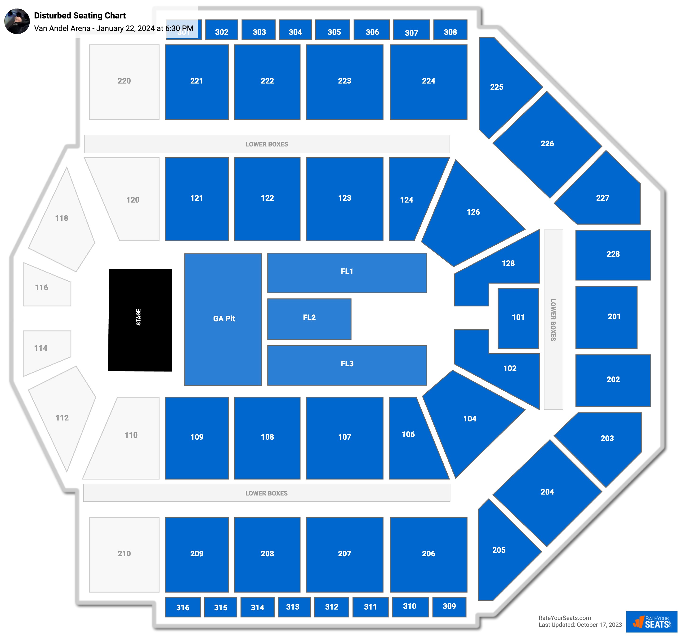 Van Andel Arena Seating Chart