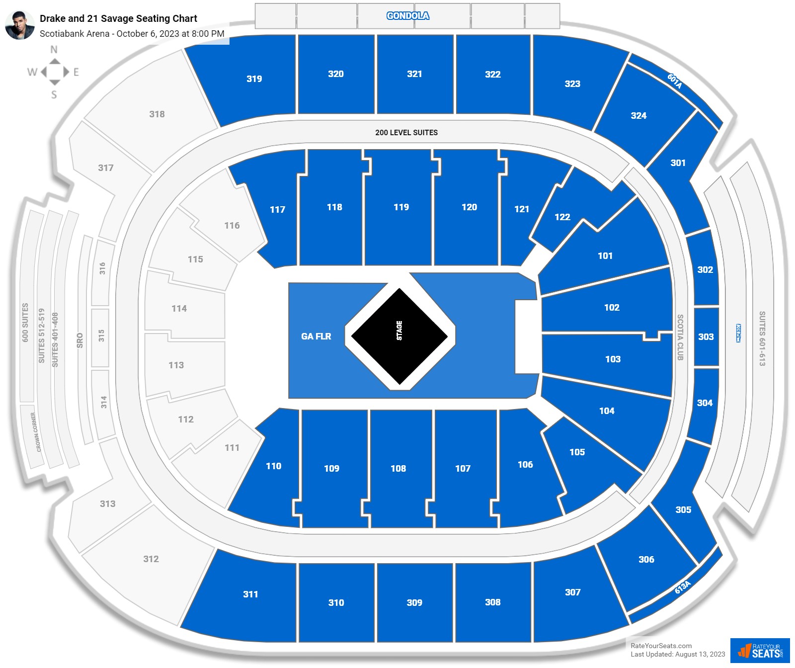 Savage Arena Seating