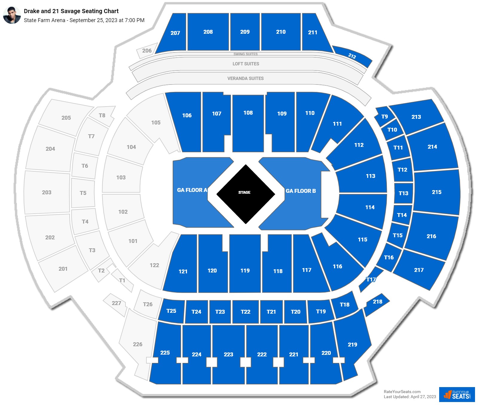 State Farm Arena Concert Seating Chart