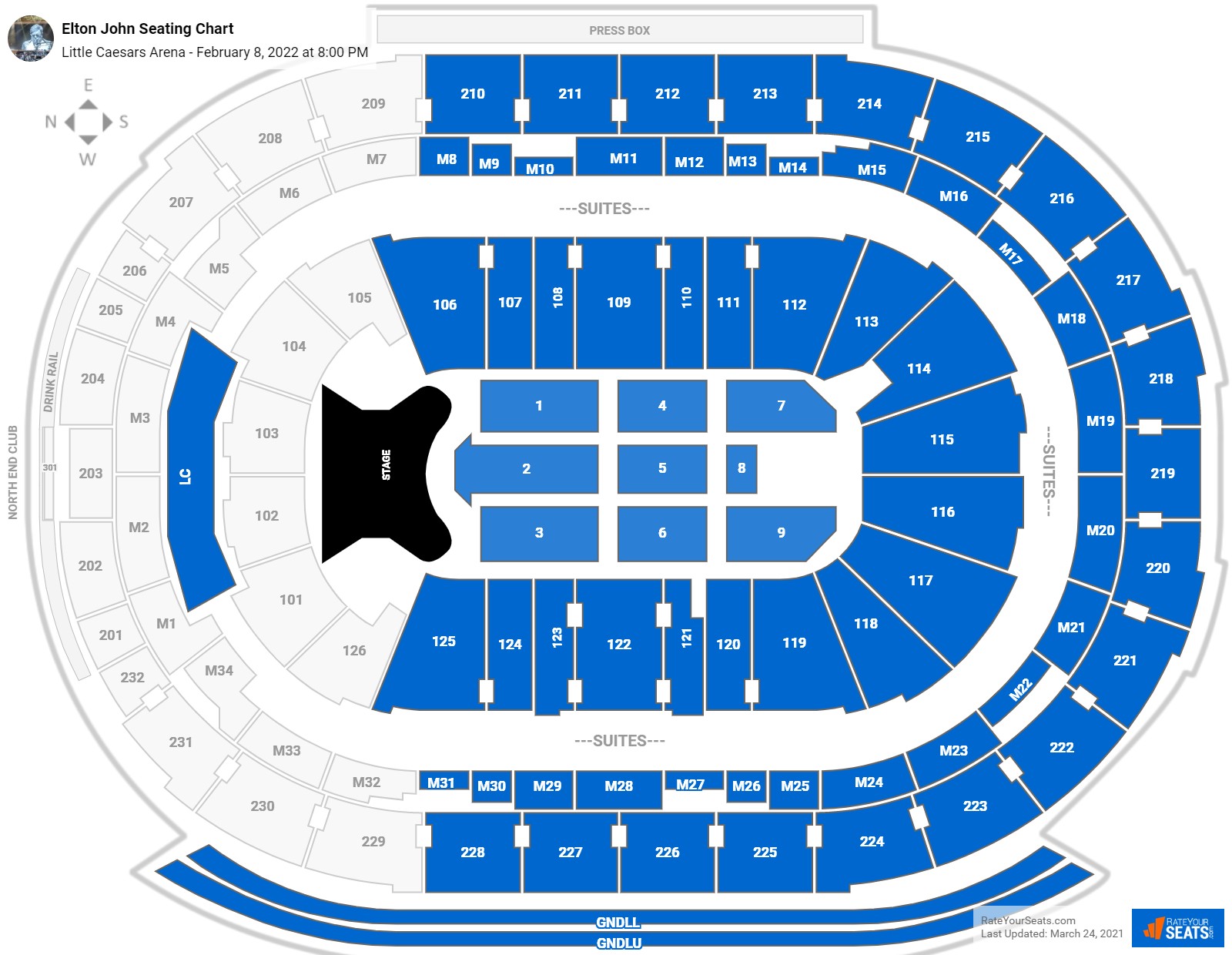 St paul rodeo seating chart