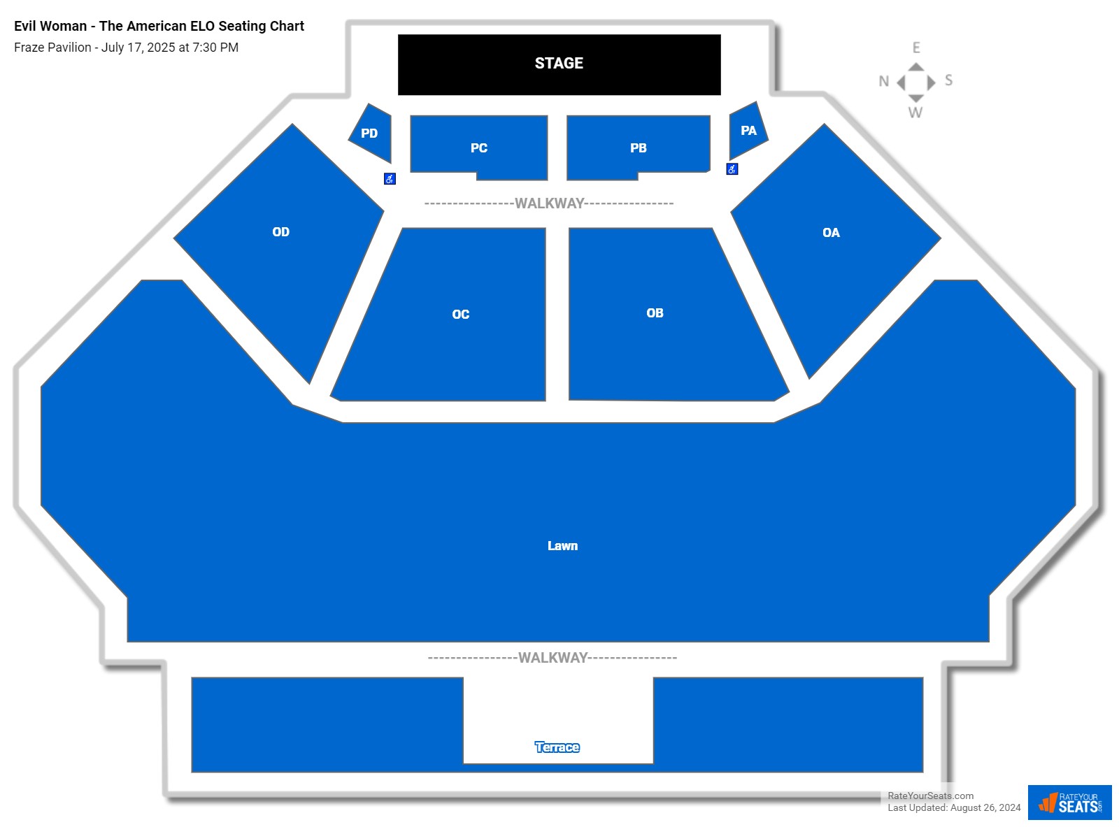 Fraze Pavilion Seating Chart