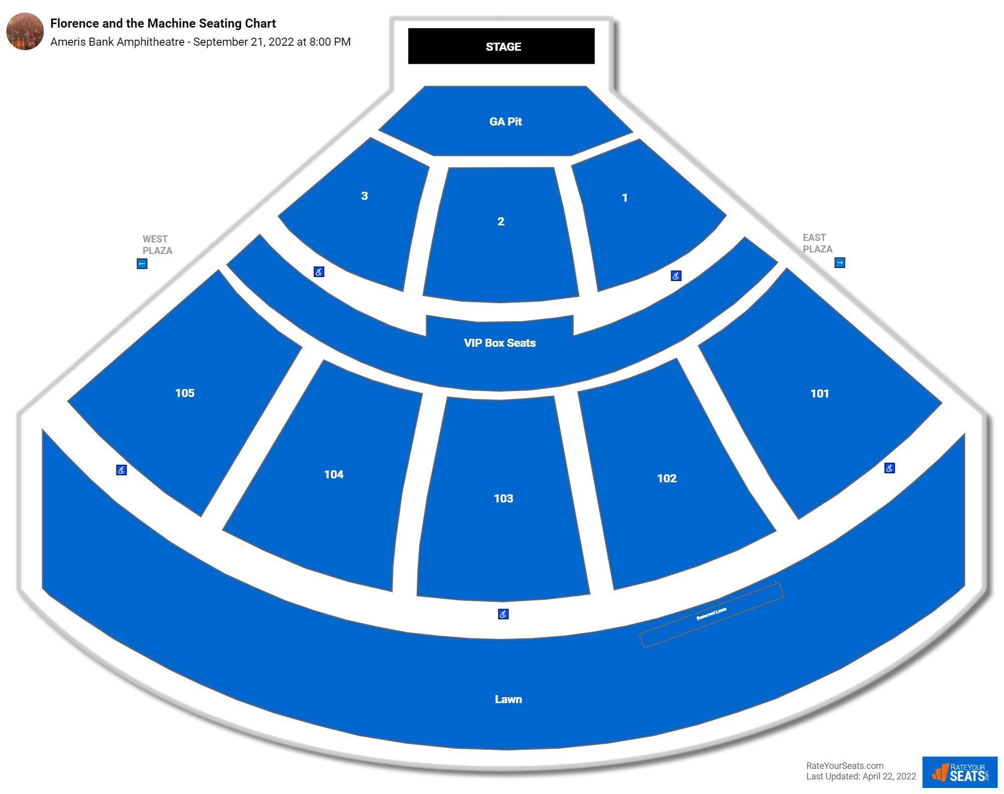 Ameris Bank Amphitheatre Seating Chart