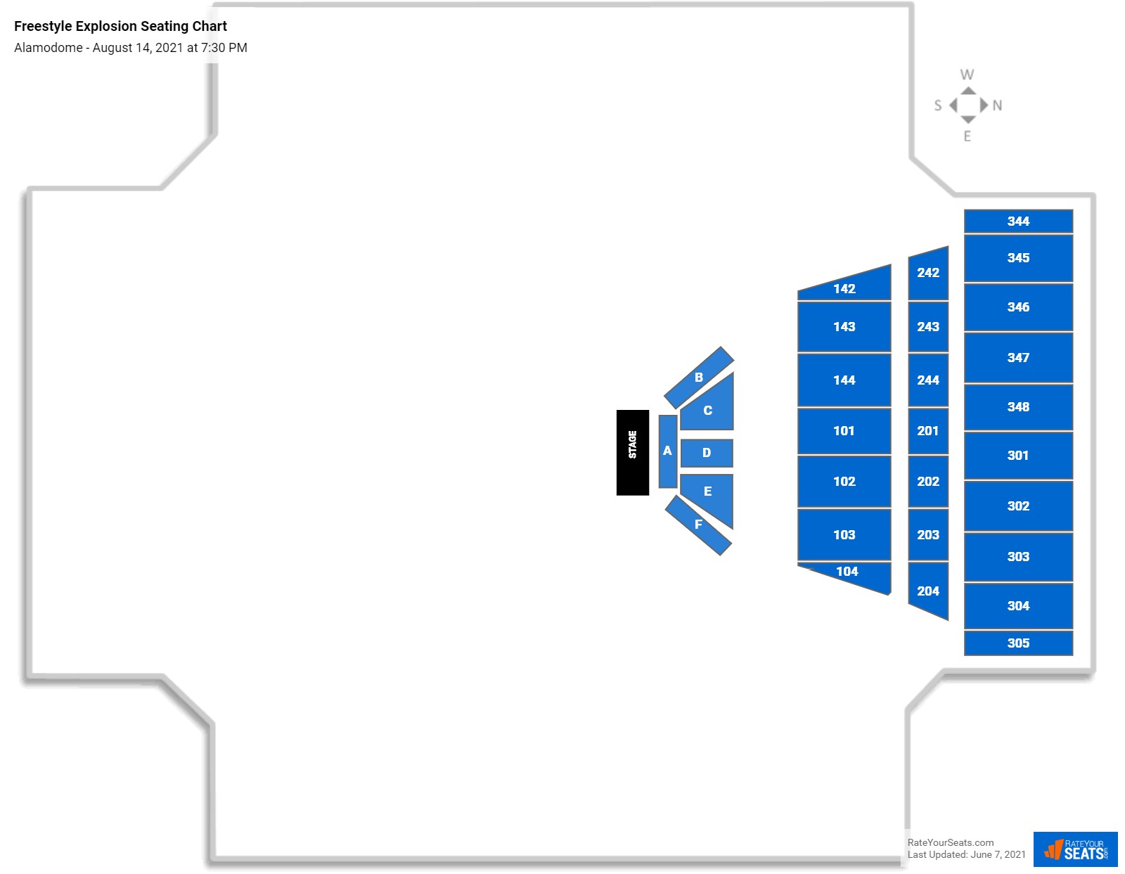 Alamodome Concert Seating Chart - RateYourSeats.com