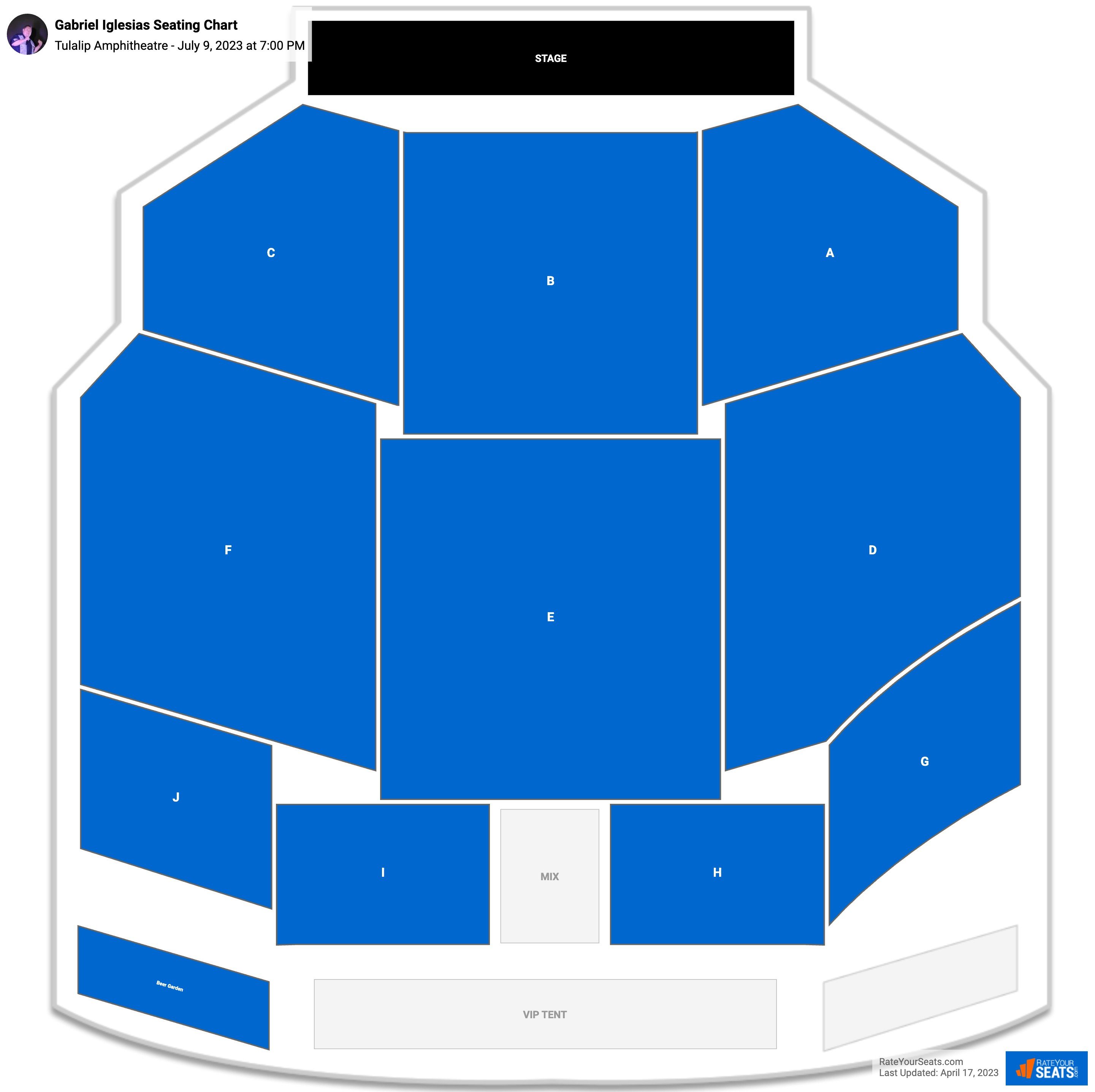 Tulalip Amphitheatre Seating Chart