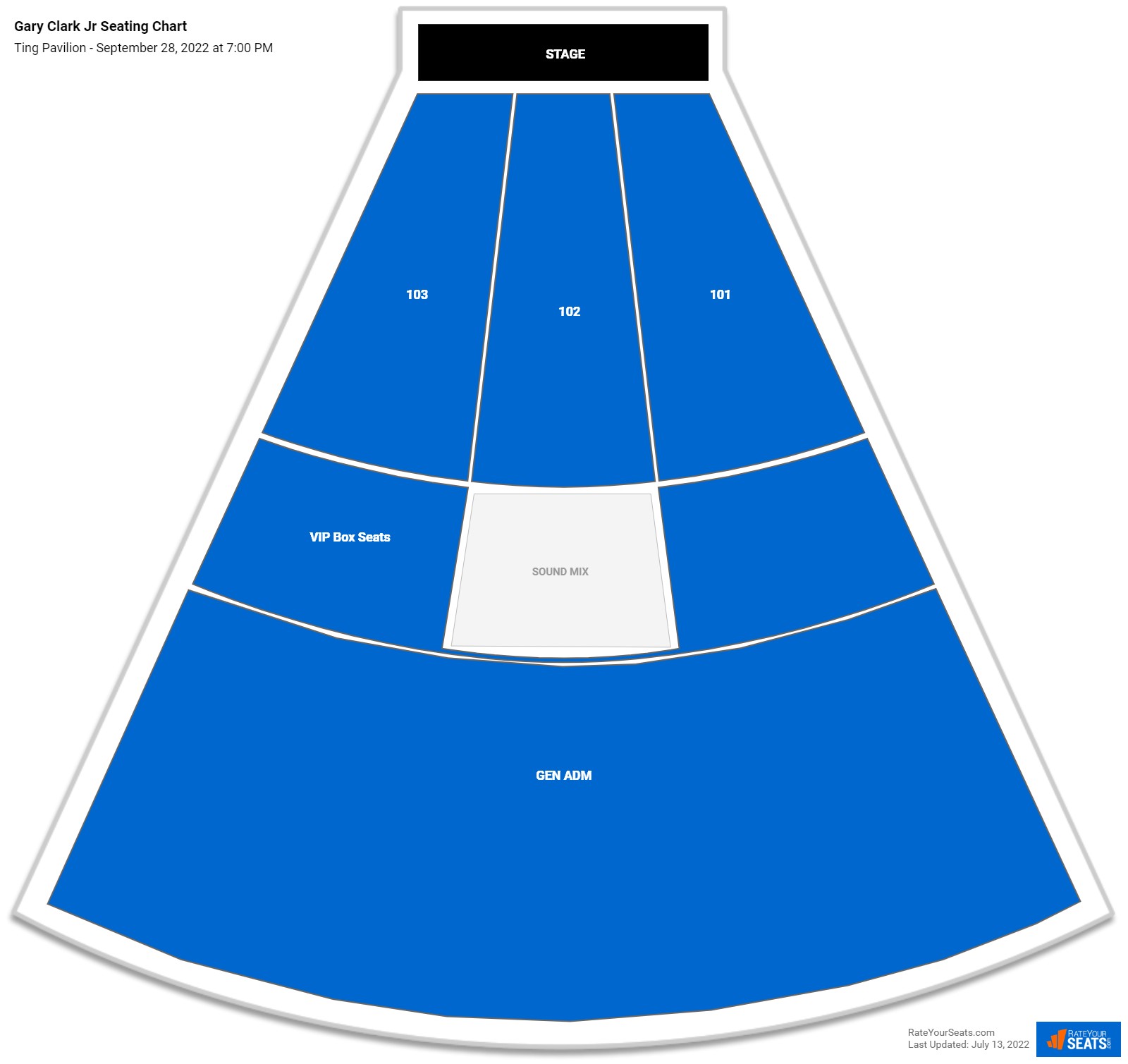 Ting Pavilion Seating Chart - RateYourSeats.com