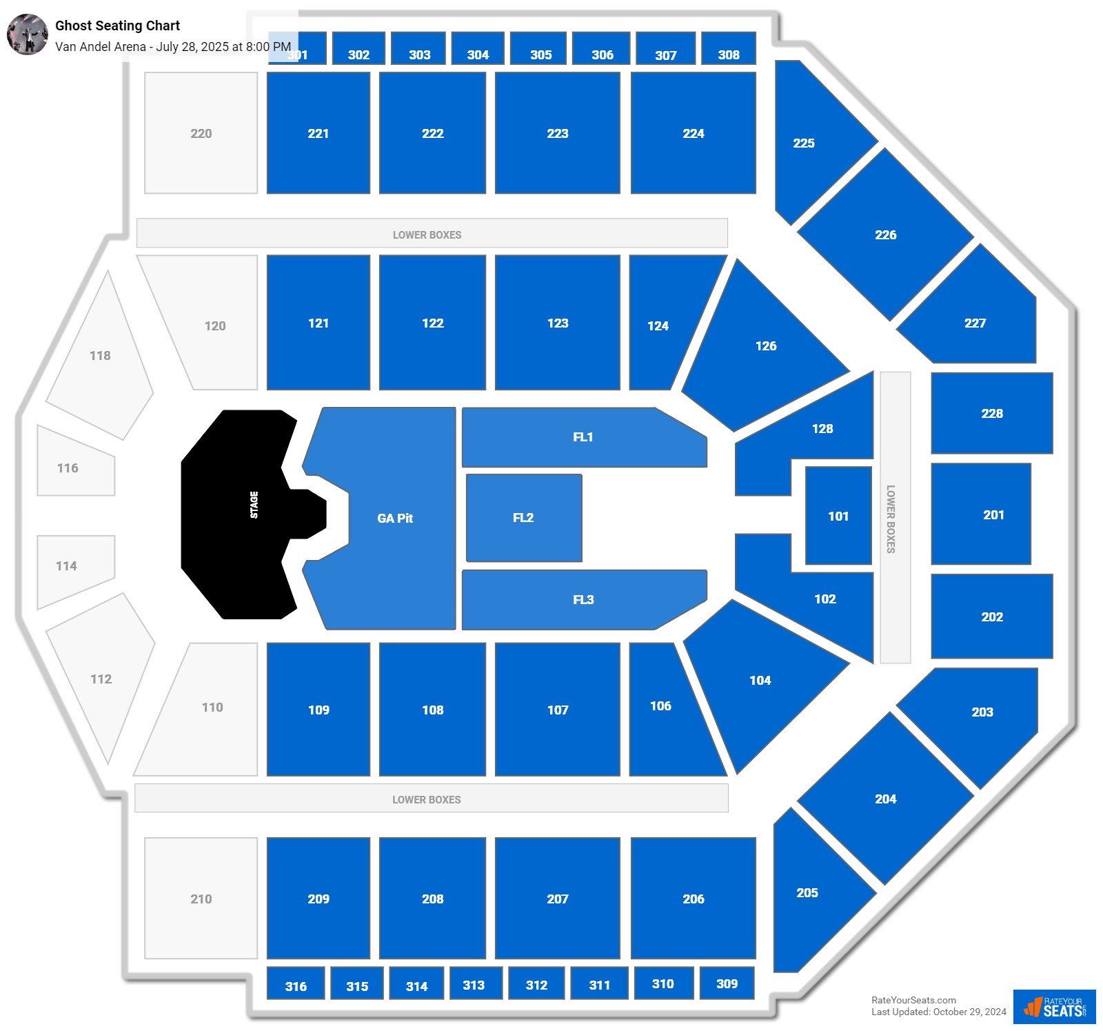 Van Andel Arena Seating Chart