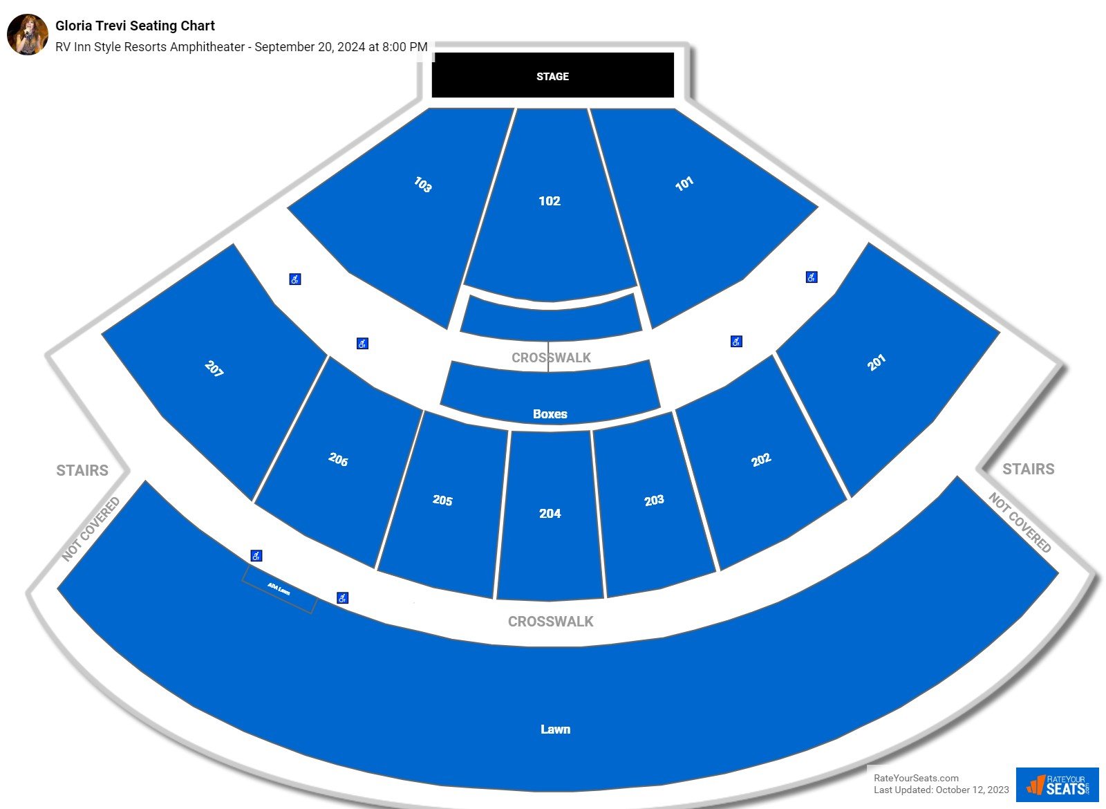 RV Inn Style Resorts Amphitheater Seating Chart - RateYourSeats.com