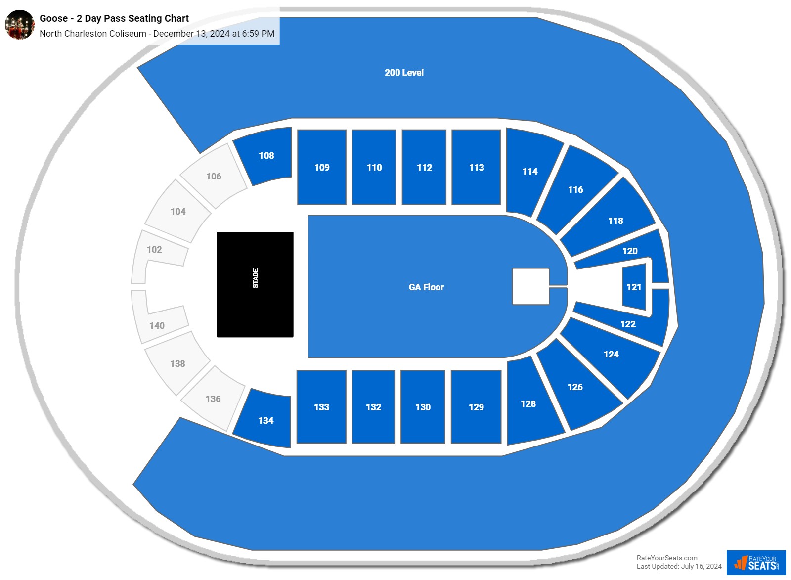 North Charleston Coliseum Seating Chart - RateYourSeats.com