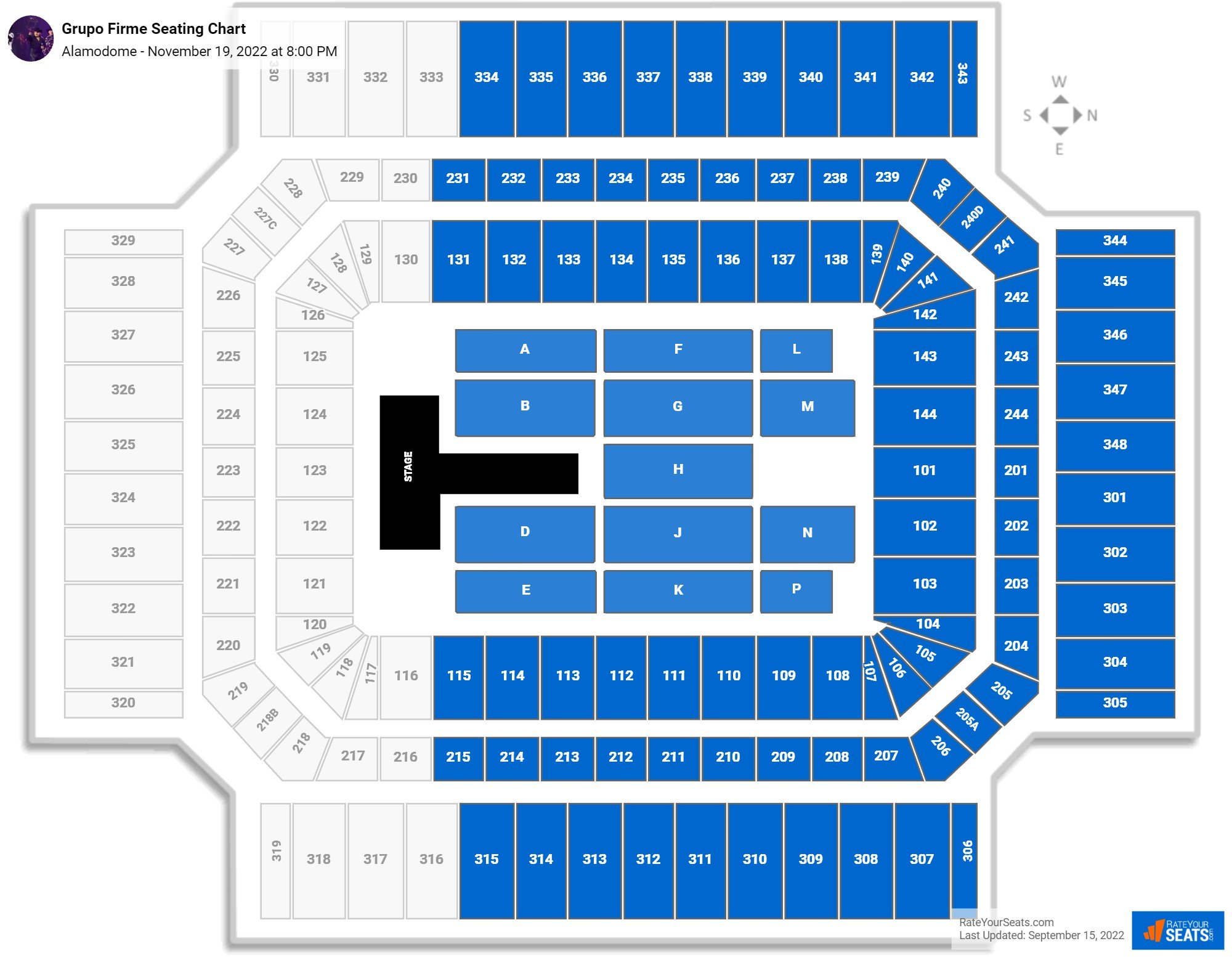 Alamodome Concert Seating Chart - RateYourSeats.com