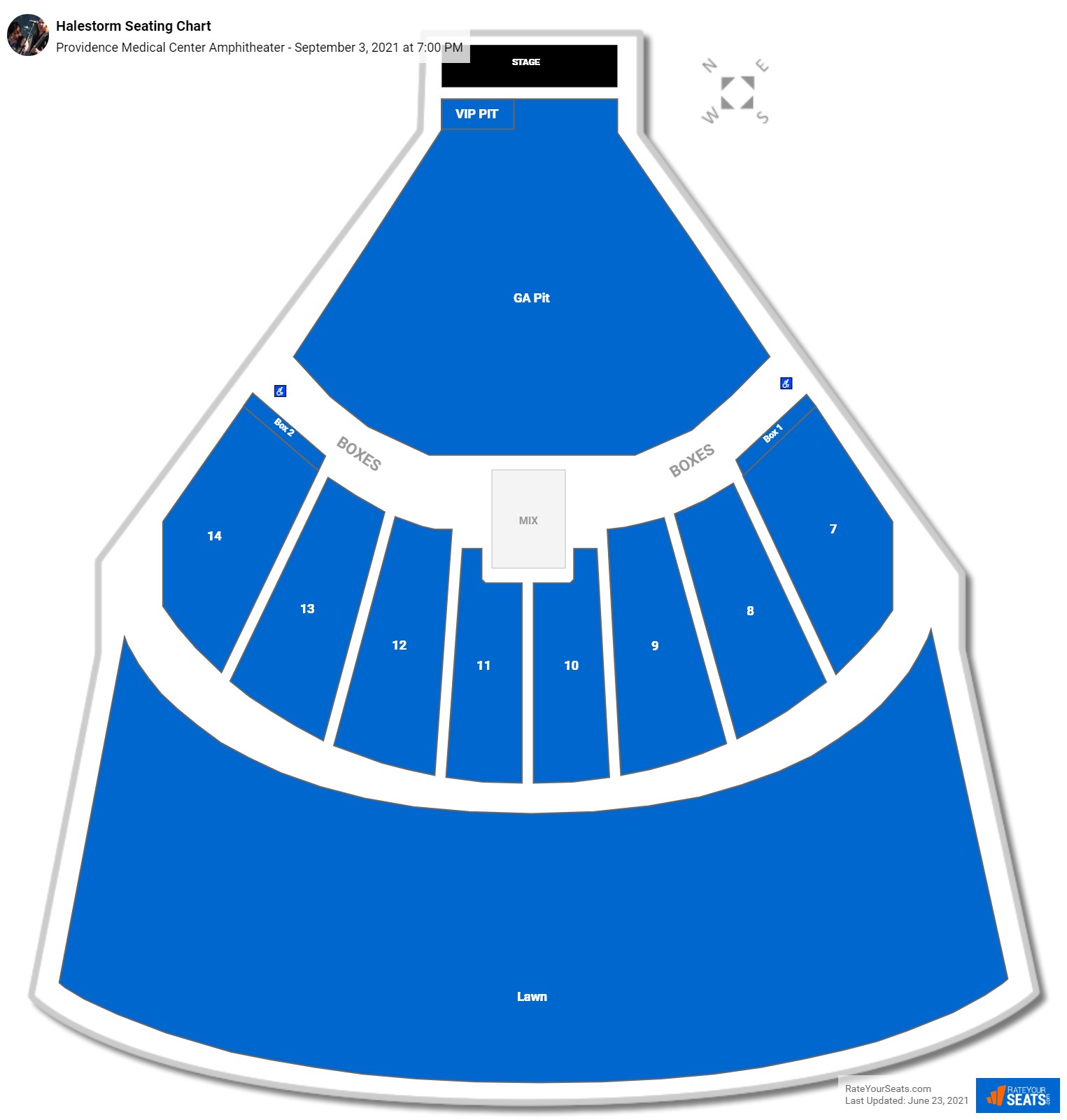 Providence Medical Center Amphitheater Seating Chart - RateYourSeats.com