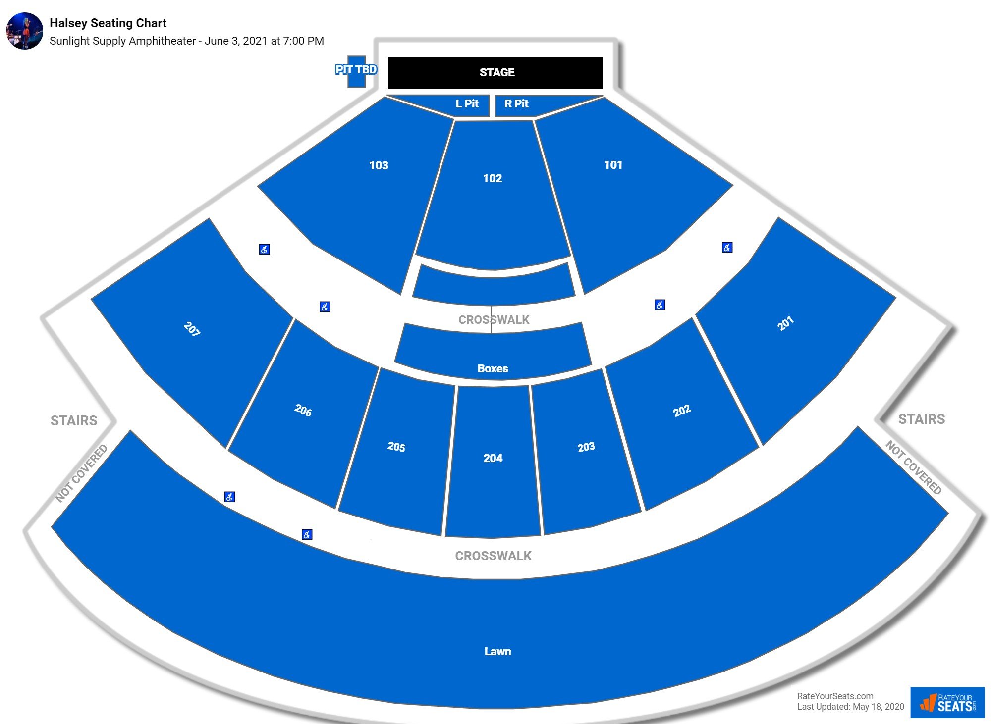 Frost Amphitheater Seating Chart