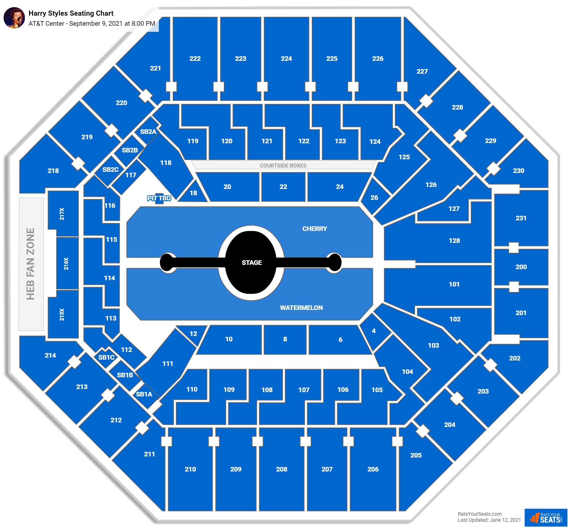 Atandt Center Seating Charts For Concerts 6795