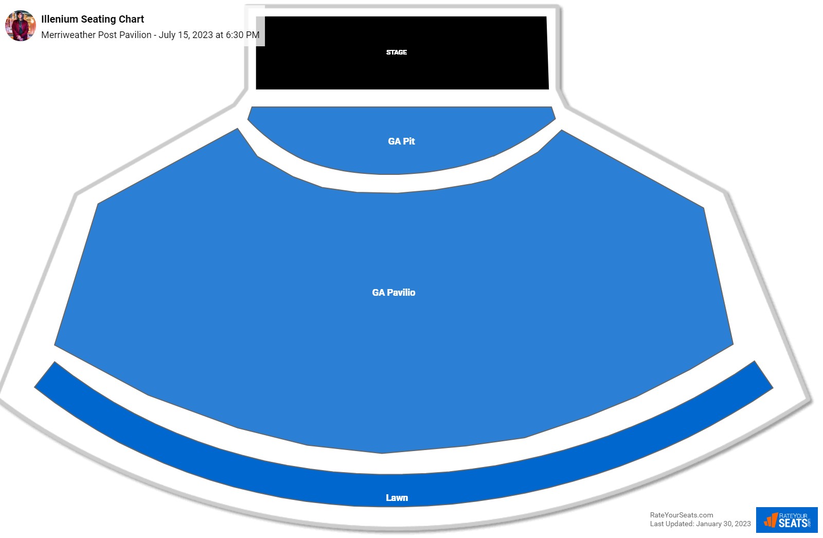 Merriweather Post Pavilion Seating Chart - RateYourSeats.com