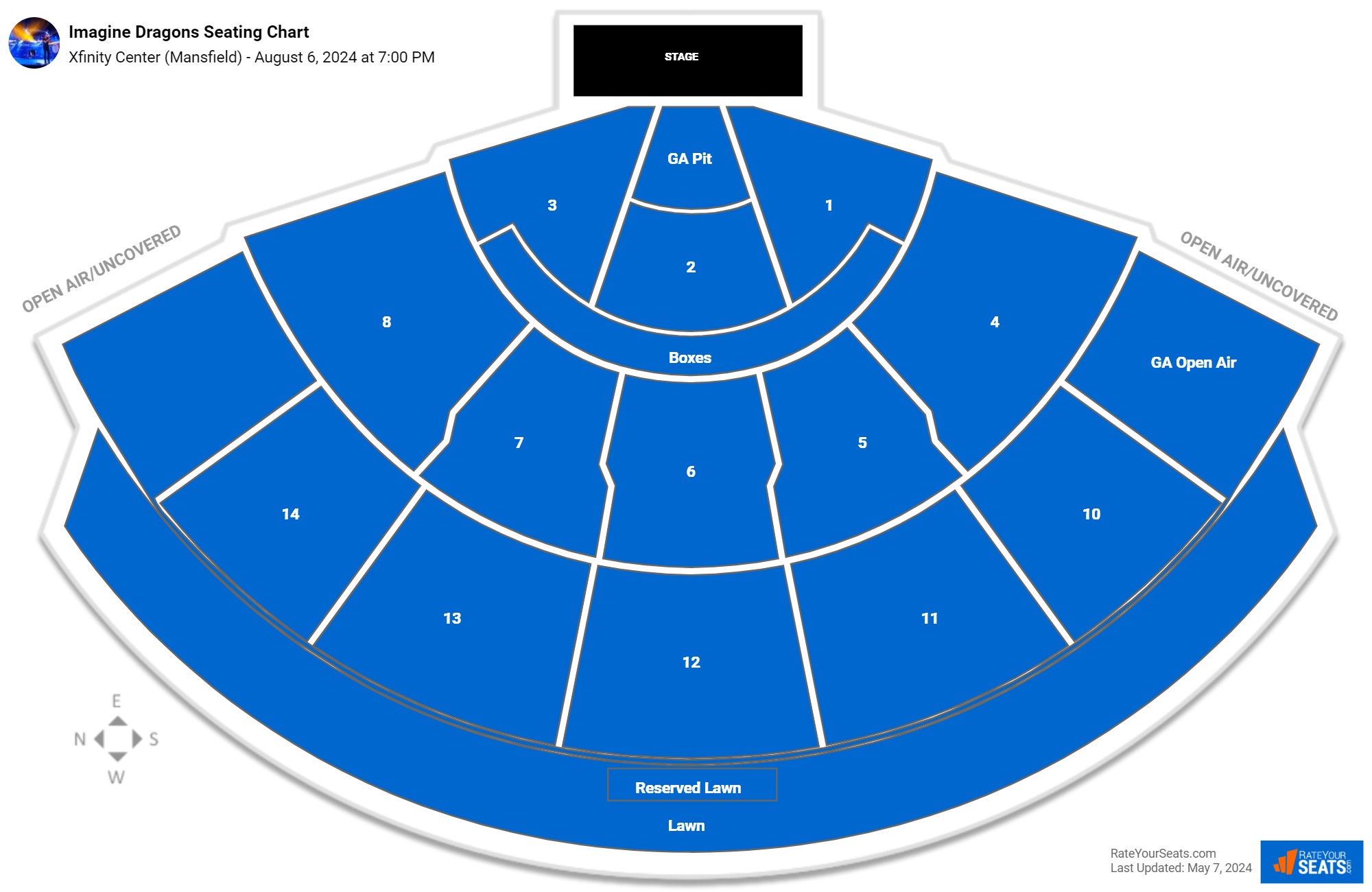 Xfinity Center Seating Chart - RateYourSeats.com