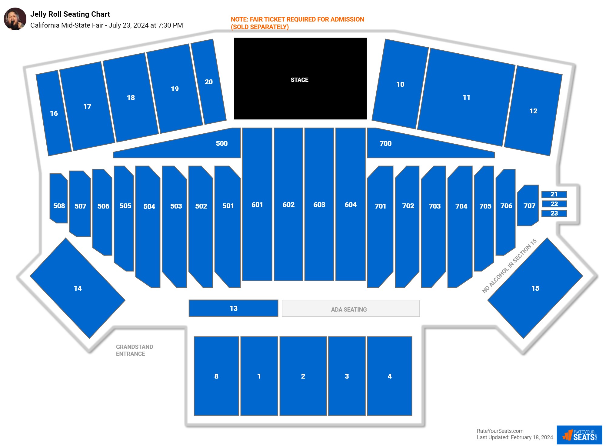 California Mid-State Fair Seating Chart - RateYourSeats.com