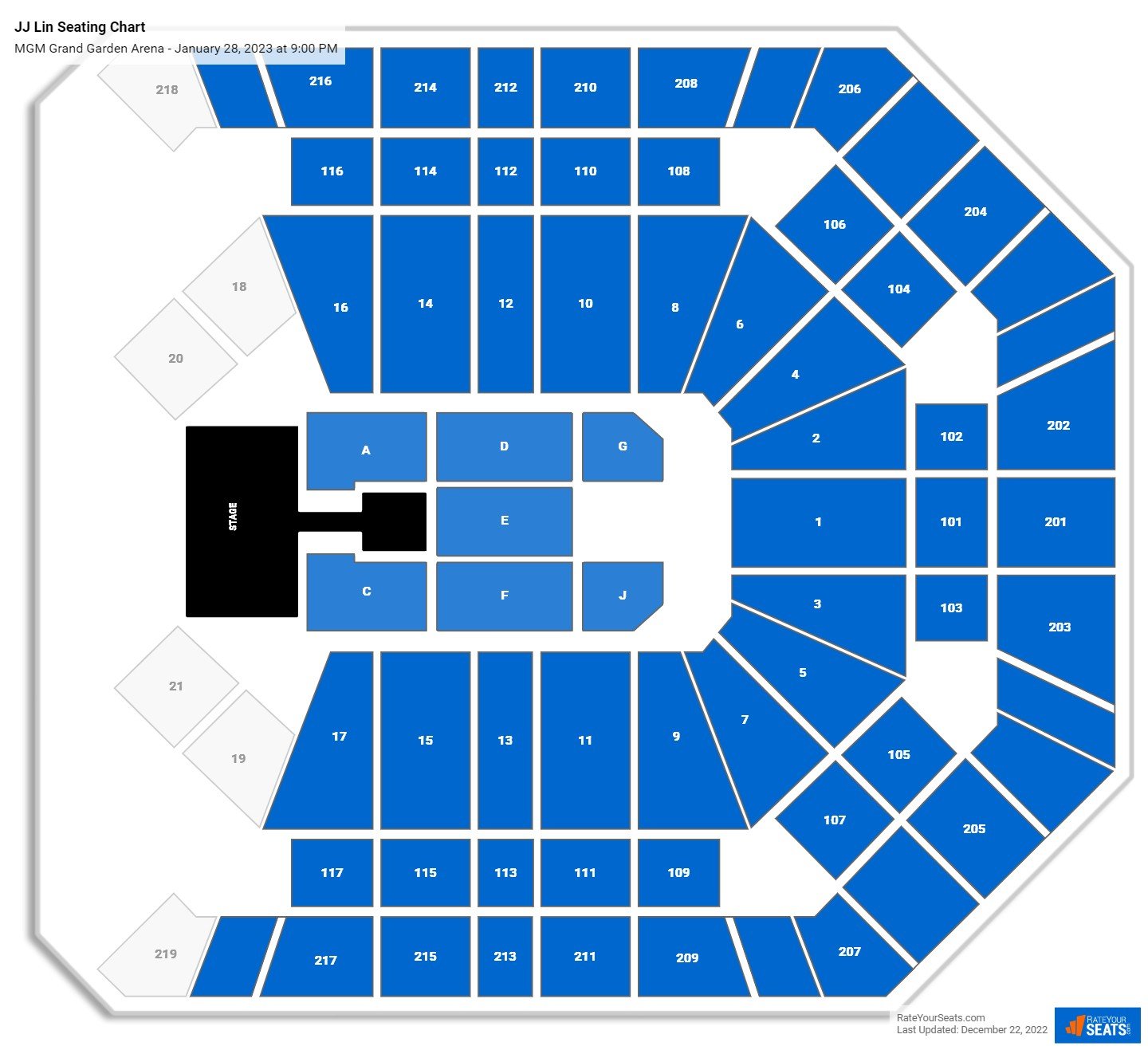 Mgm Grand Foxwoods Interactive Seating Chart | Elcho Table