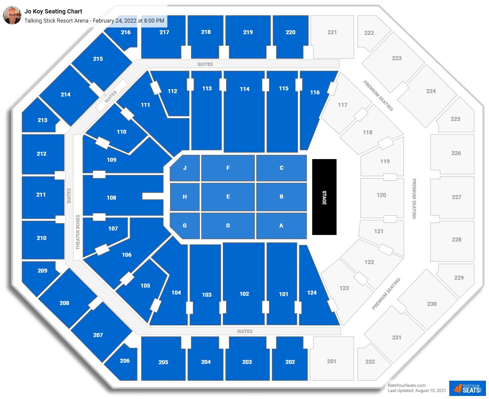 Talking Stick Amphitheater Seating Chart With Seat Numbers