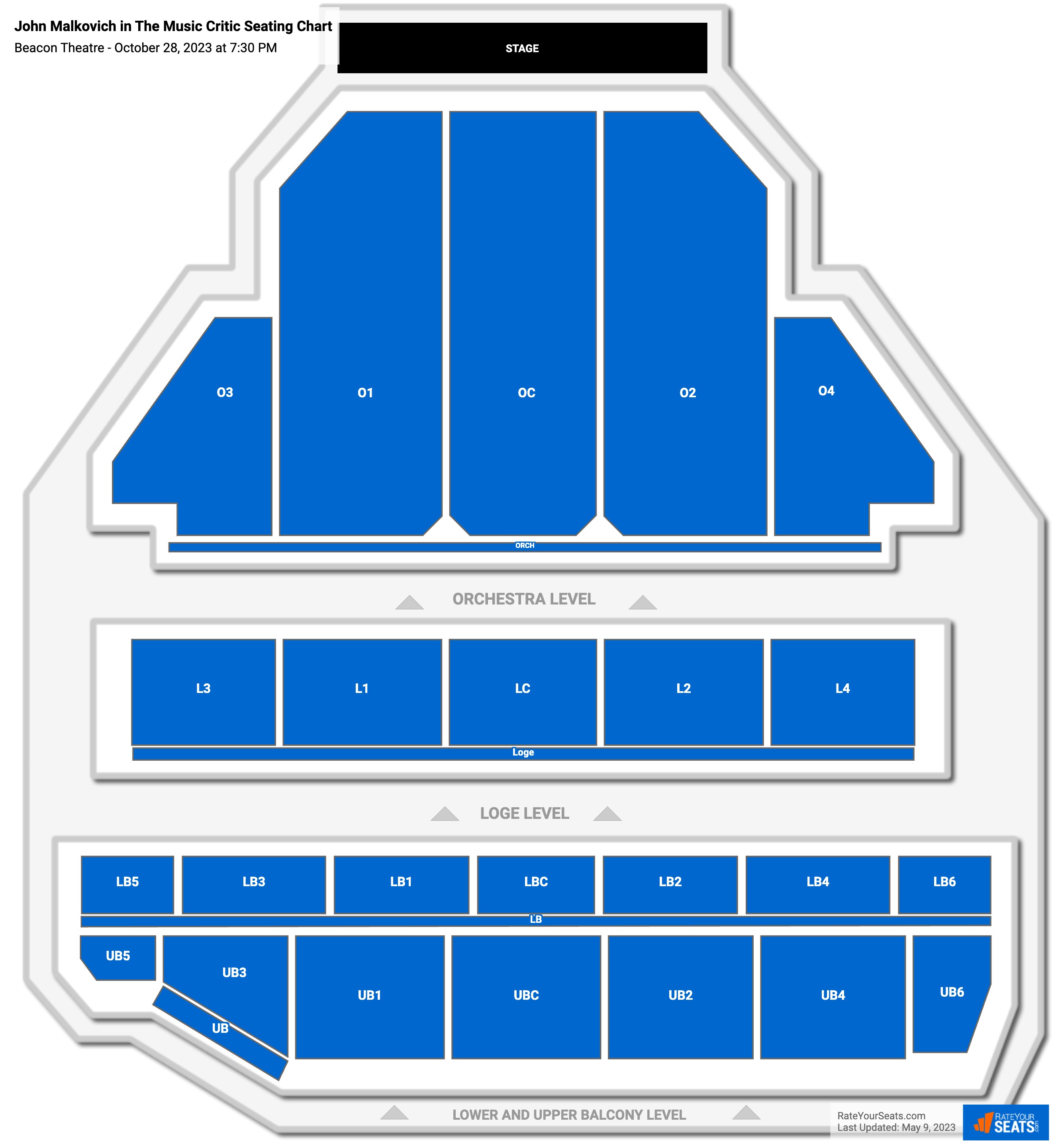 Fox Theatre Detroit Seating Chart Detailed Matttroy