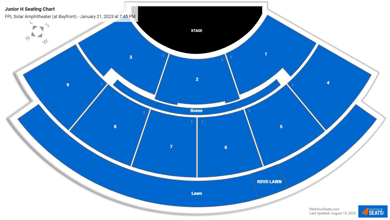 FPL Solar Amphitheater Seating Chart