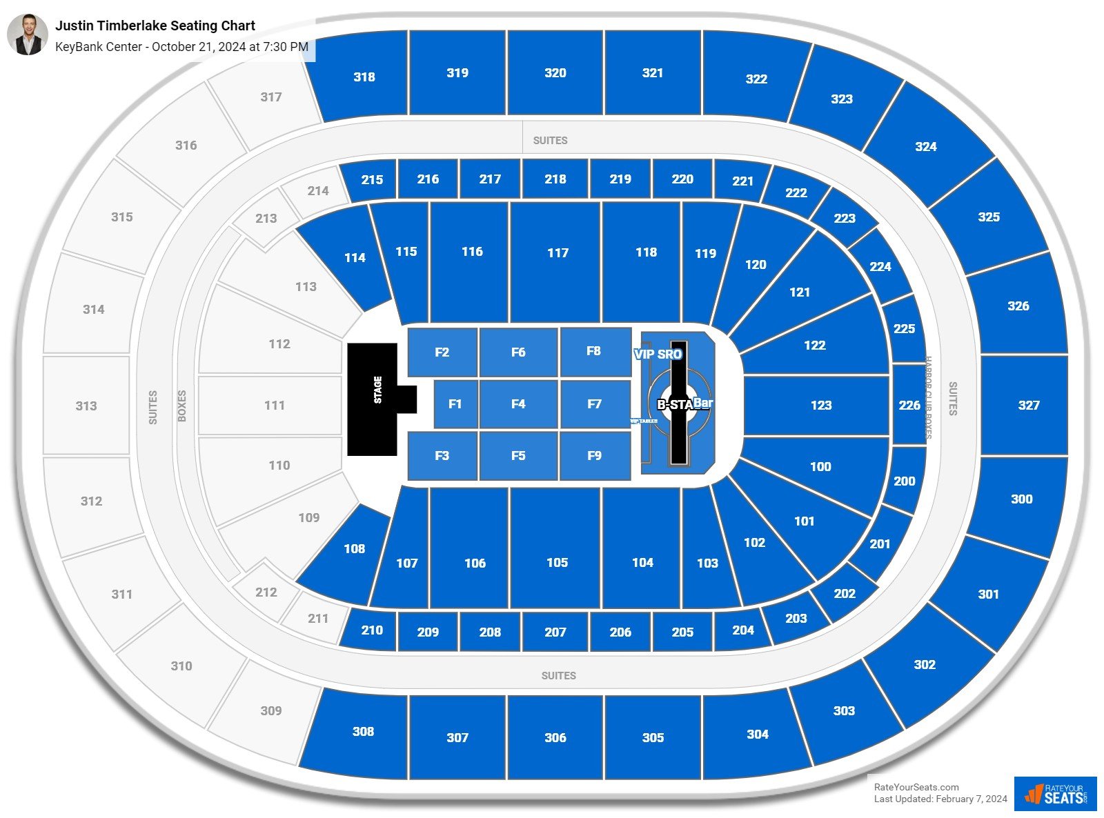 Keybank Center Seating Chart Justin Timberlake – Two Birds Home