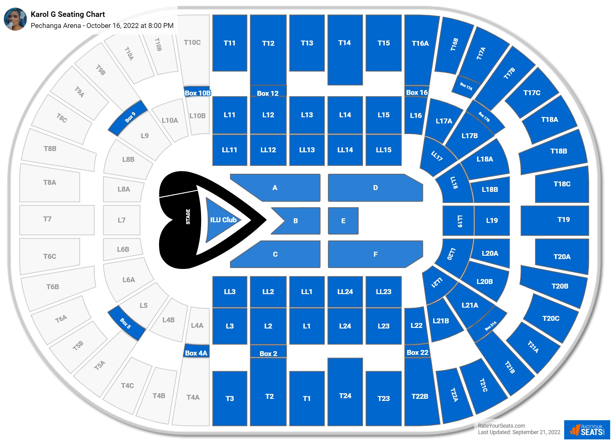 Pechanga Arena Seating Chart