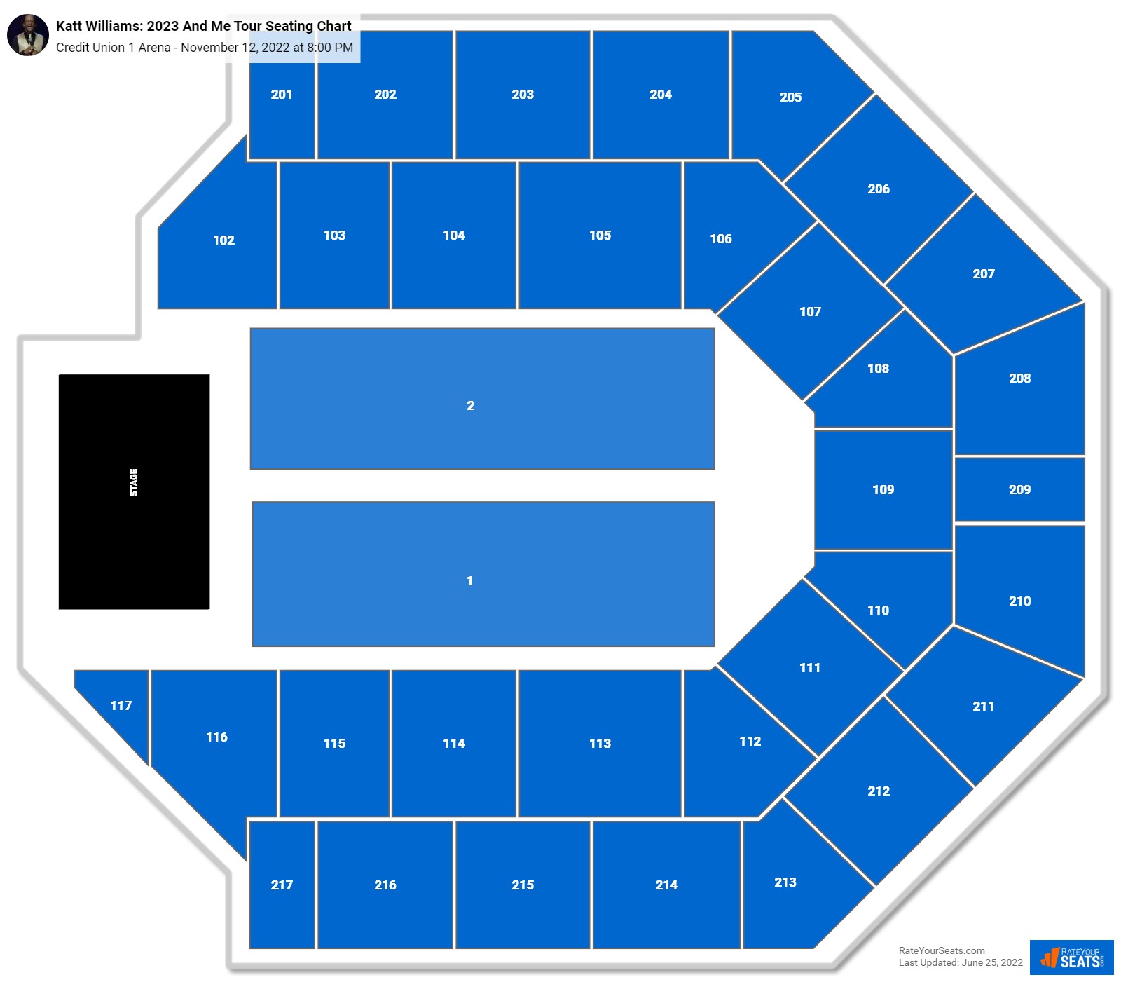 Credit Union 1 Arena Seating Chart - RateYourSeats.com