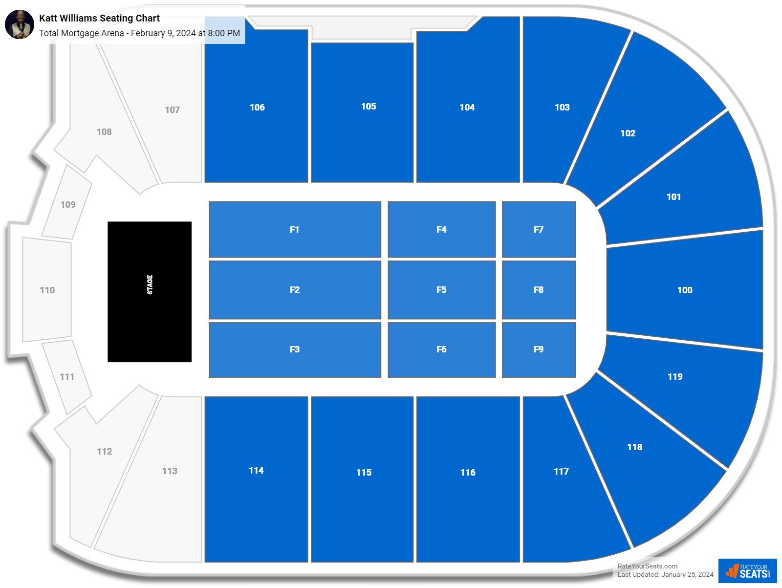 Total Mortgage Arena Seating Chart - RateYourSeats.com