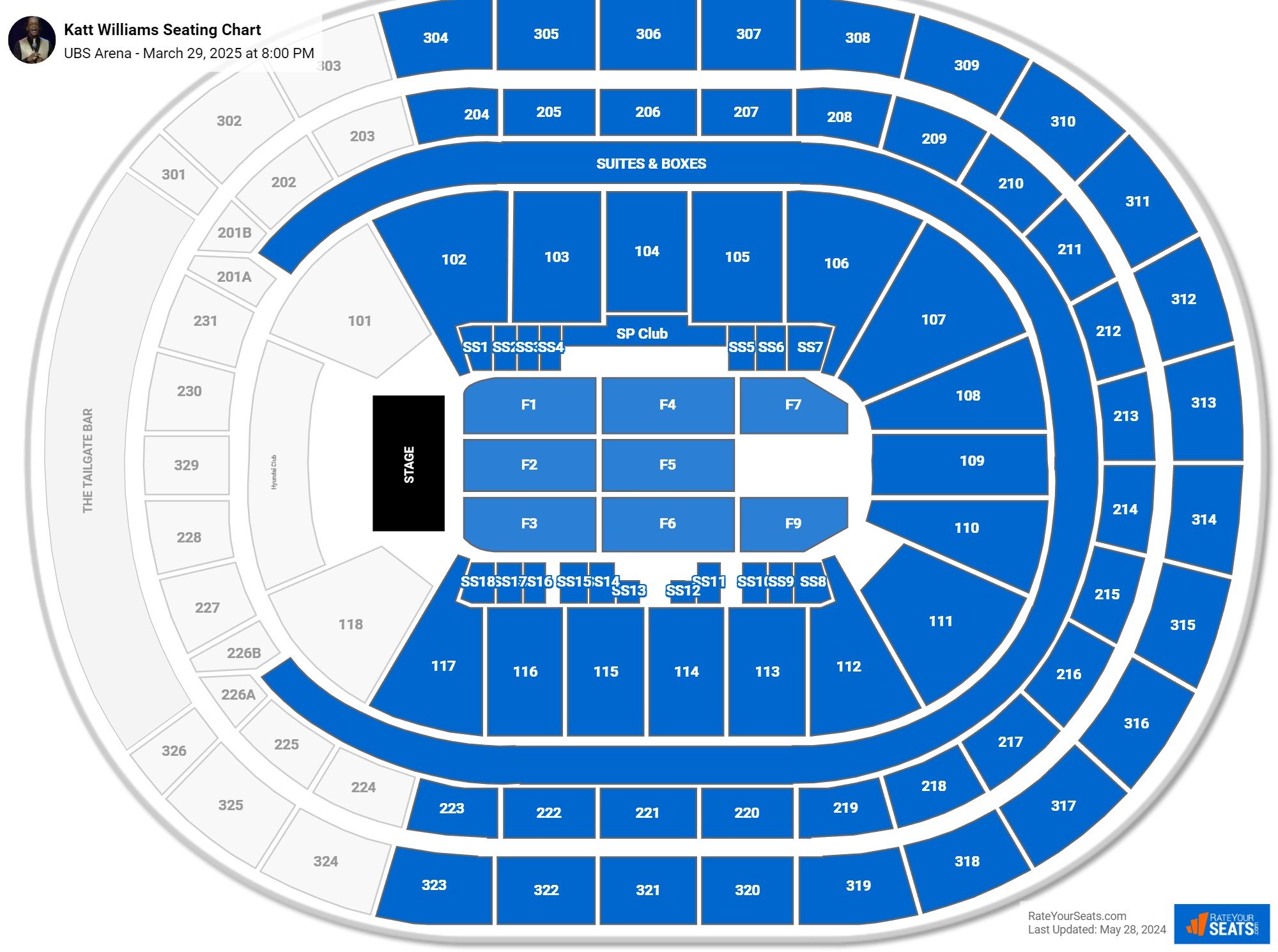 UBS Arena Concert Seating Chart