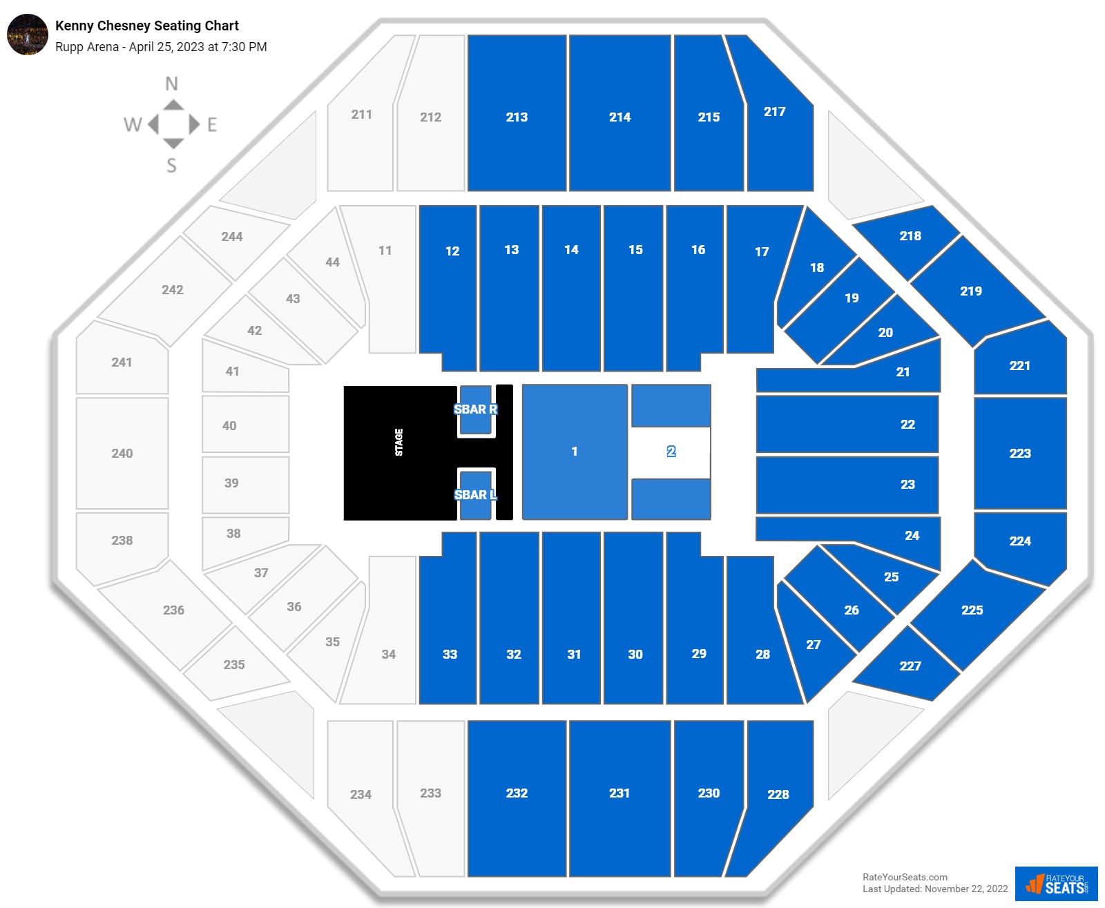 Rupp Arena Concert Seating Chart