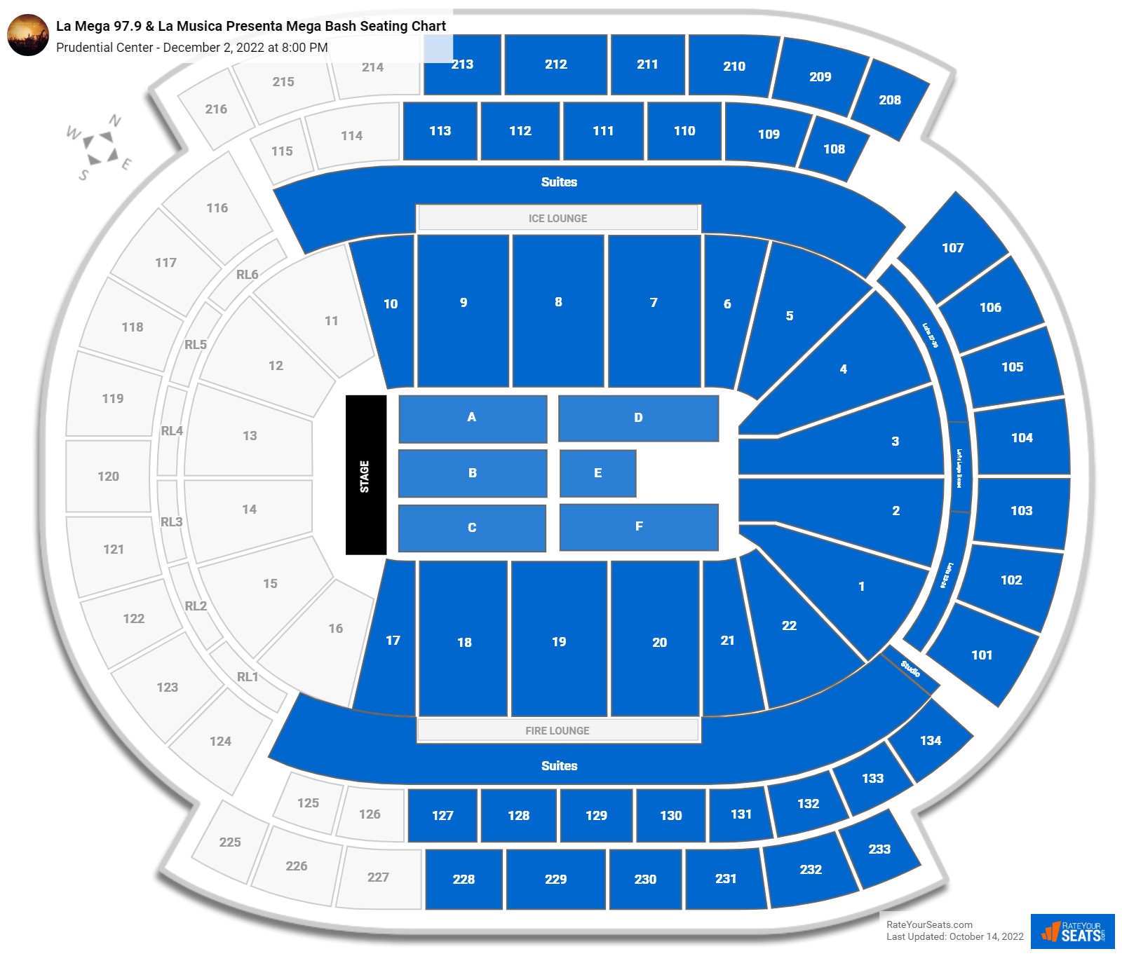 Prudential Center Concert Seating Chart