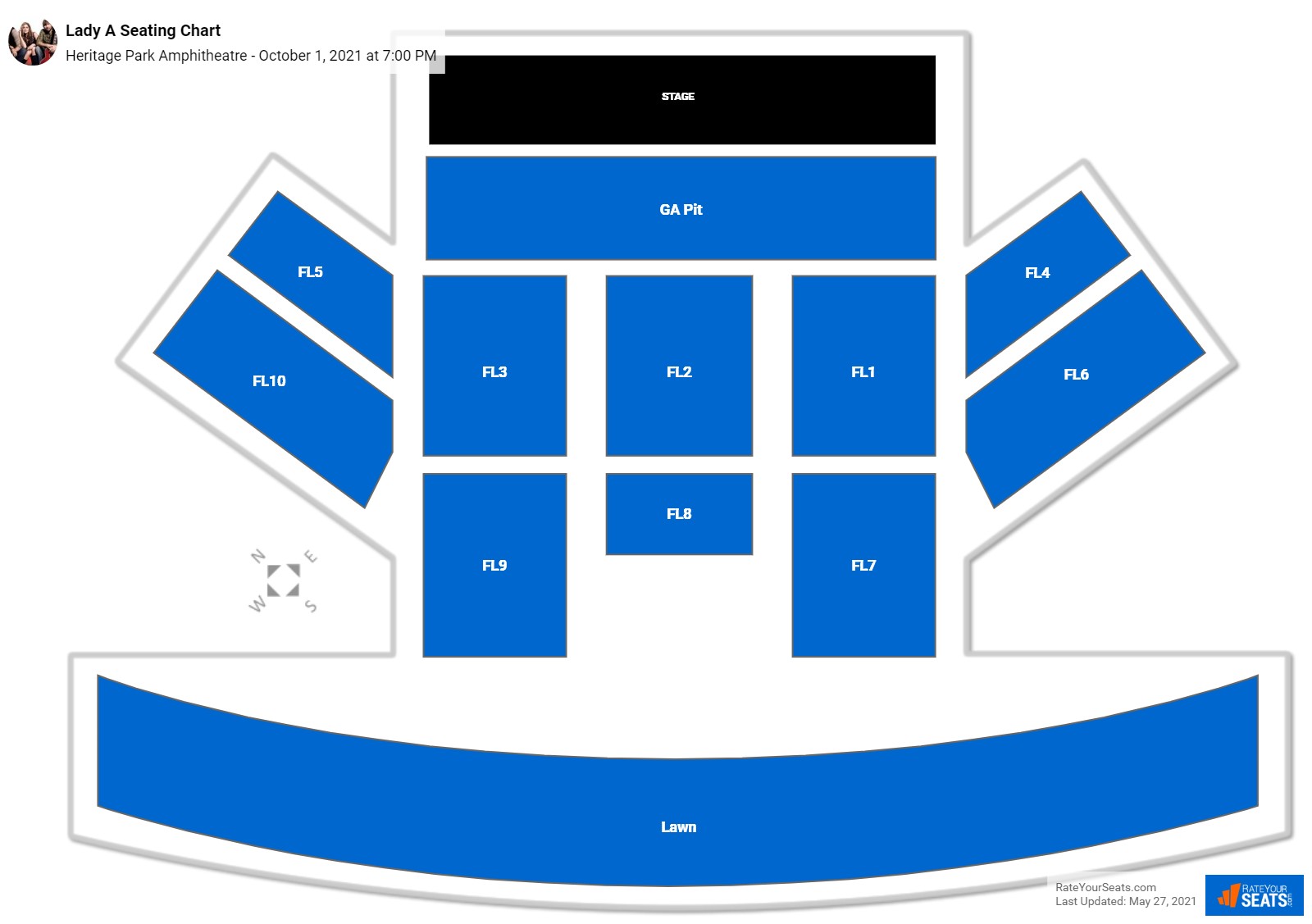 Heritage Park Amphitheatre Seating Chart