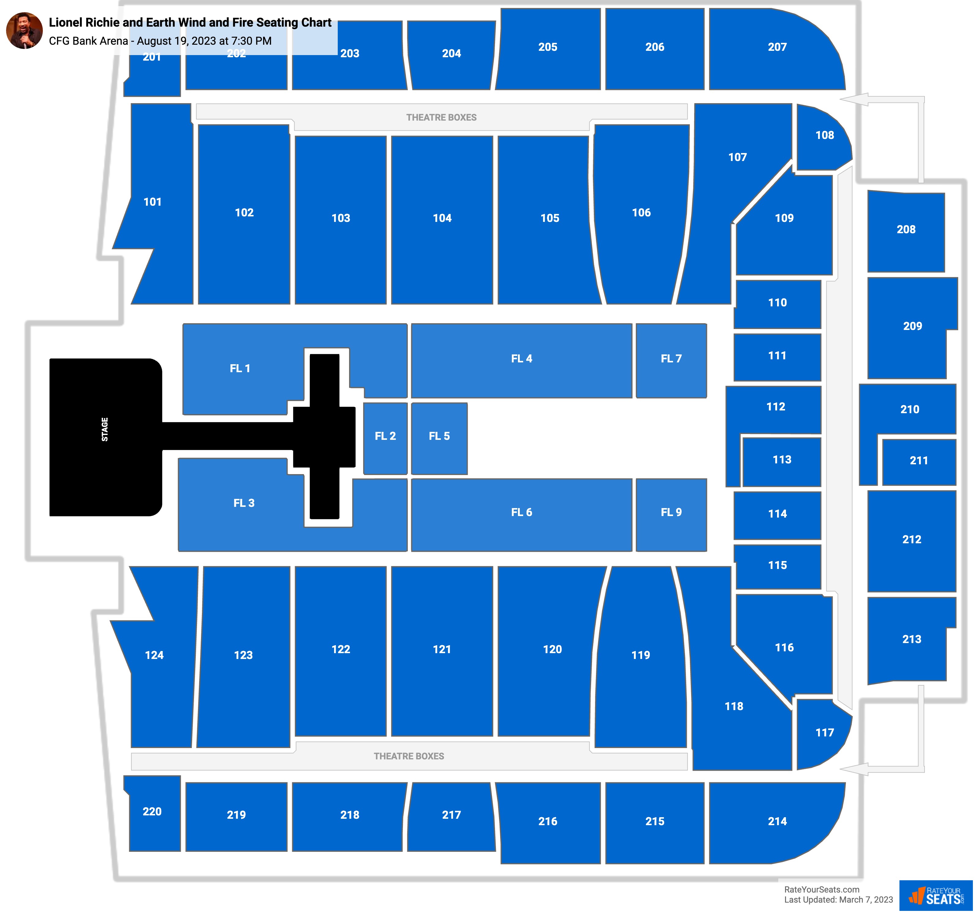 CFG Bank Arena Seating Chart - RateYourSeats.com