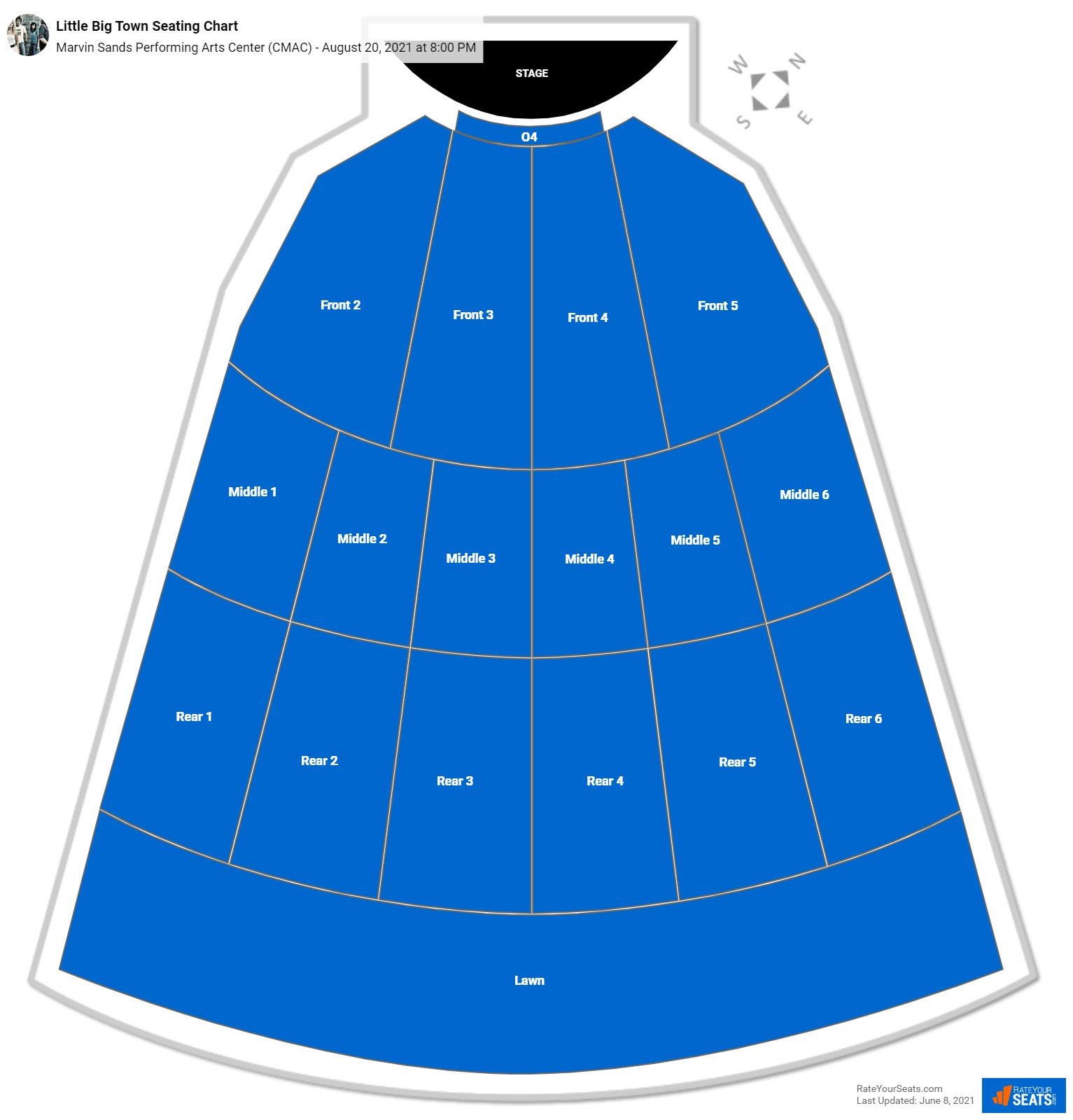 Marvin Sands Performing Arts Center Seating Chart - RateYourSeats.com