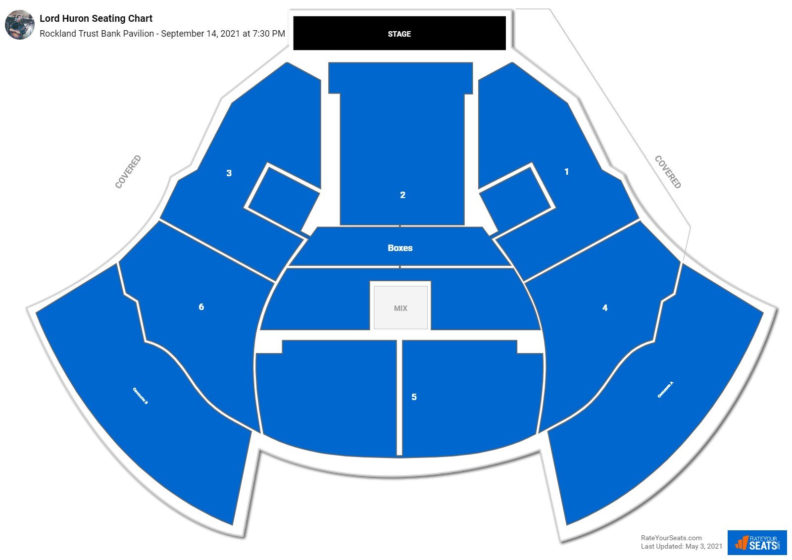 Leader Bank Pavilion Seating Chart - RateYourSeats.com