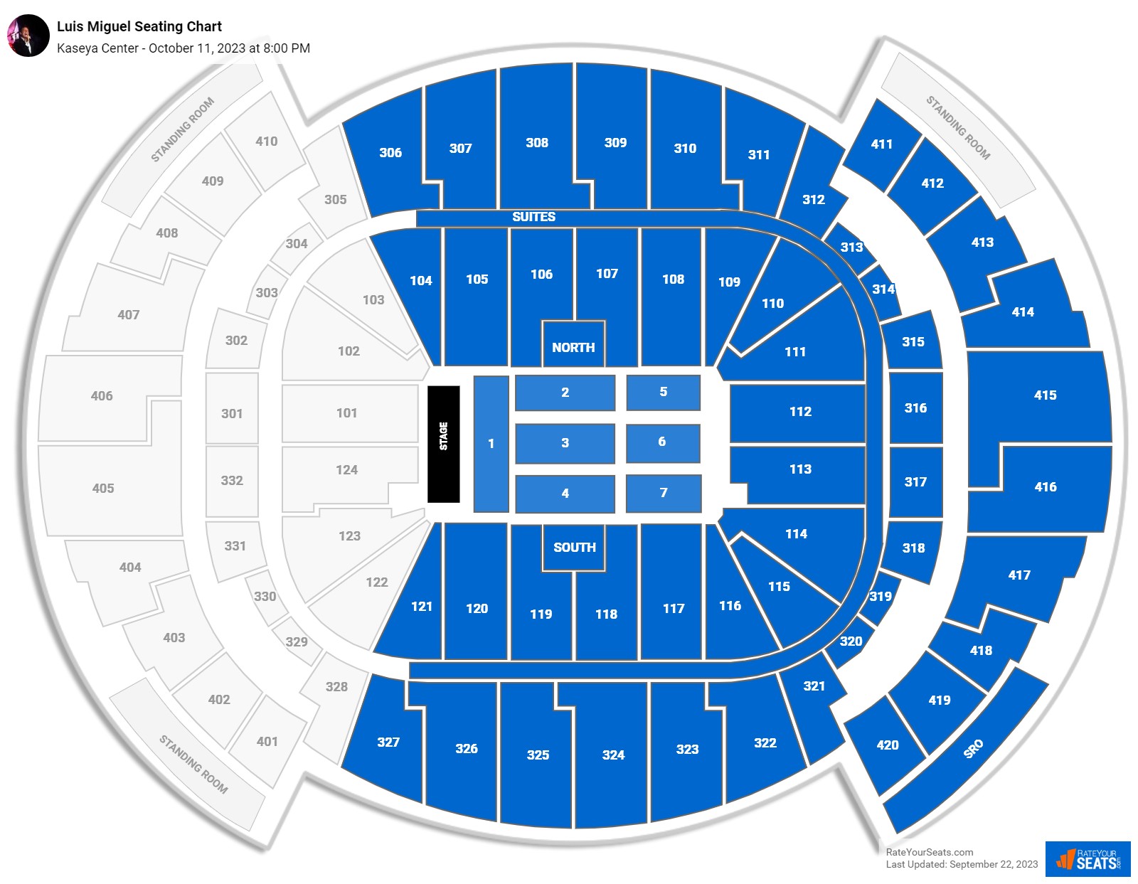 Kaseya Center Concert Seating Chart